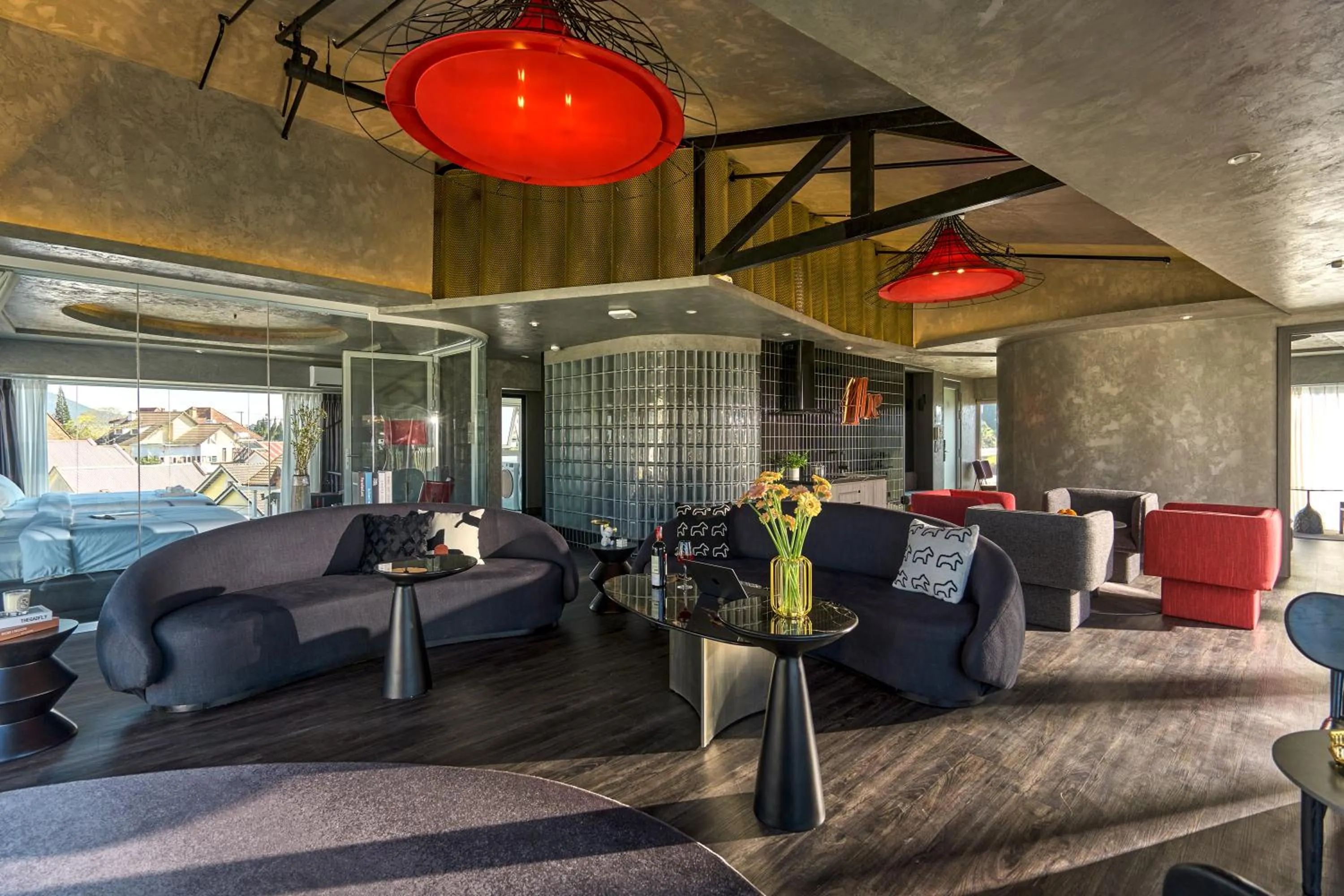 Living room in Adela Hotel Dalat