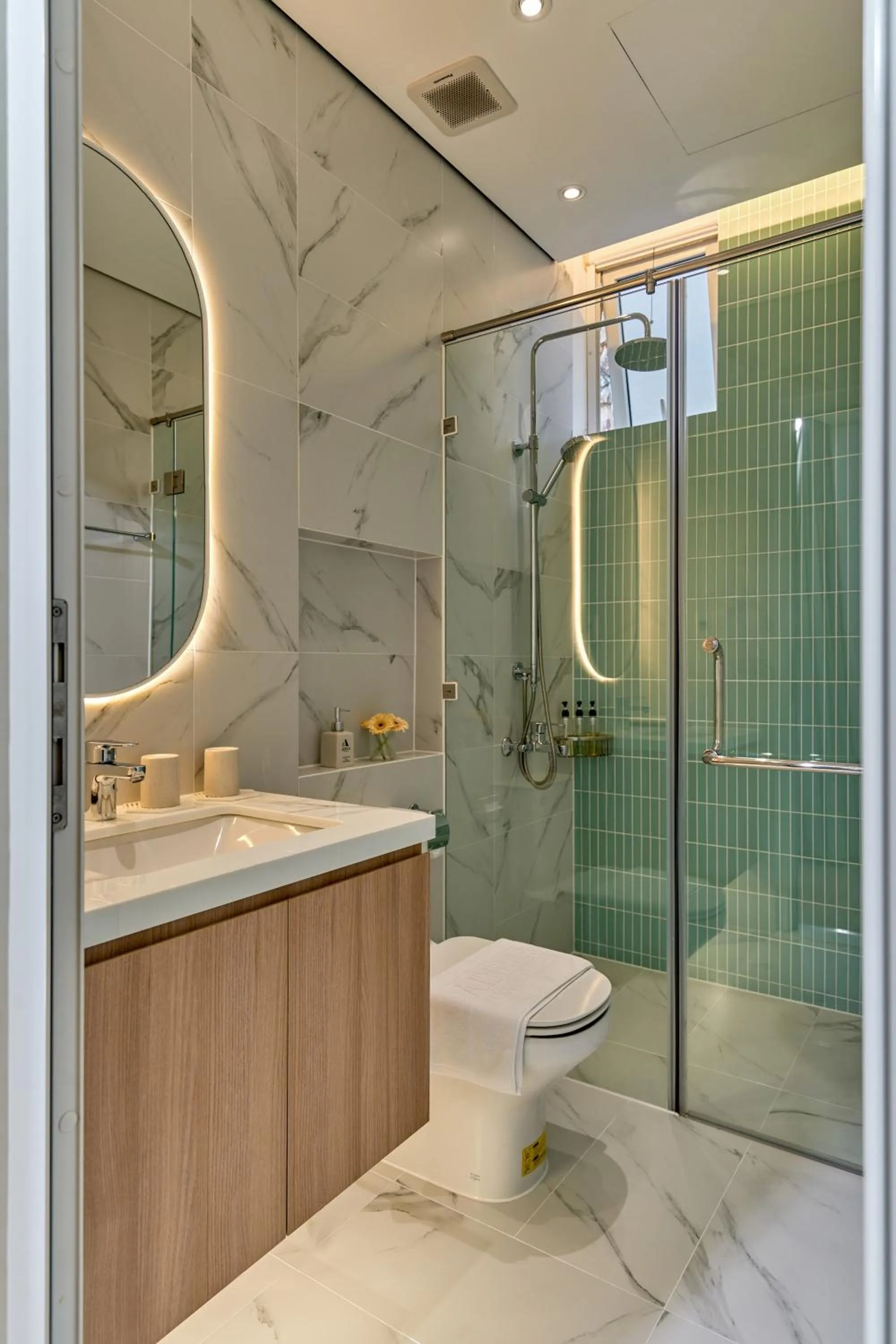 Bathroom in Adela Hotel Dalat