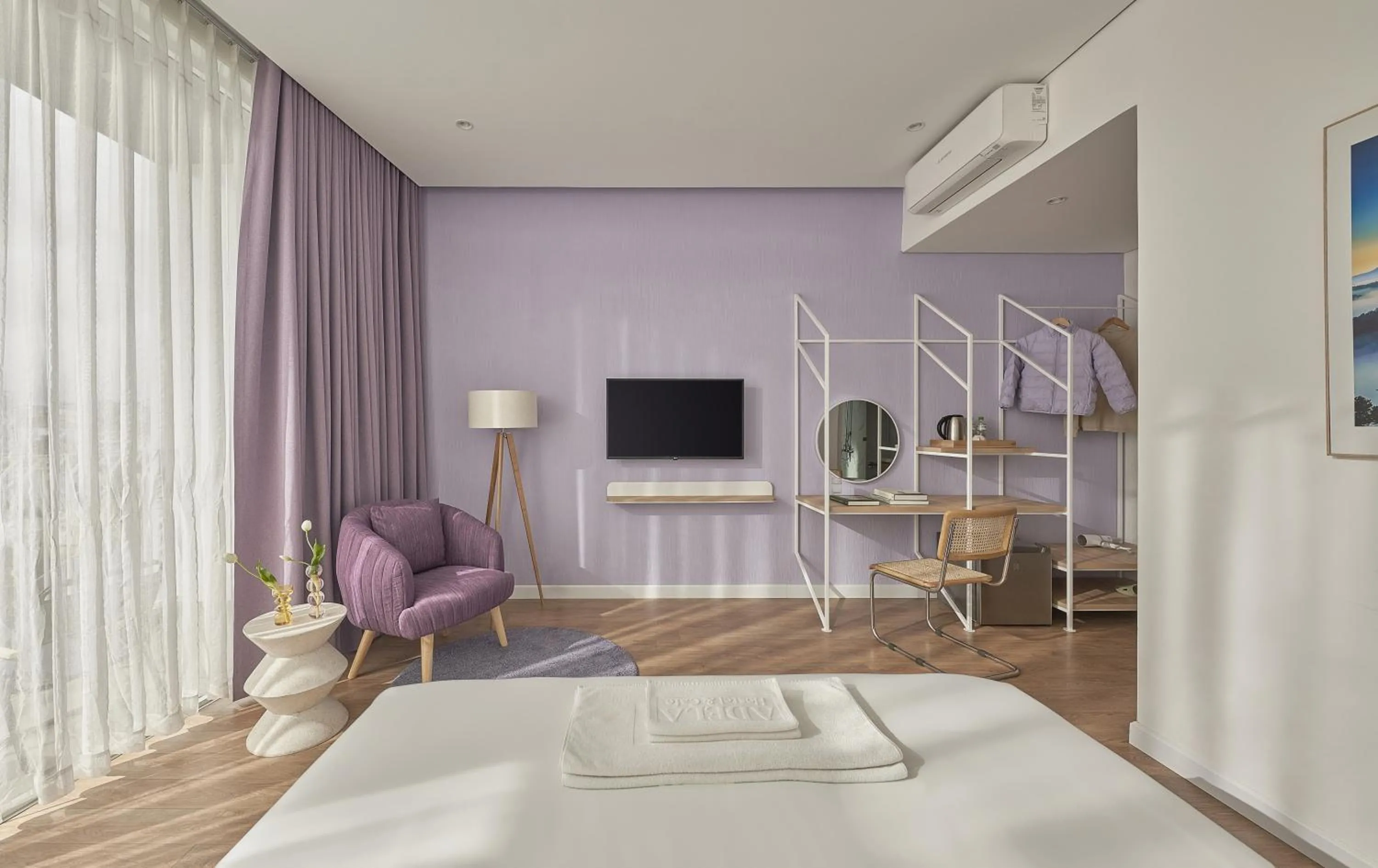 TV and multimedia, Bed in Adela Hotel Dalat