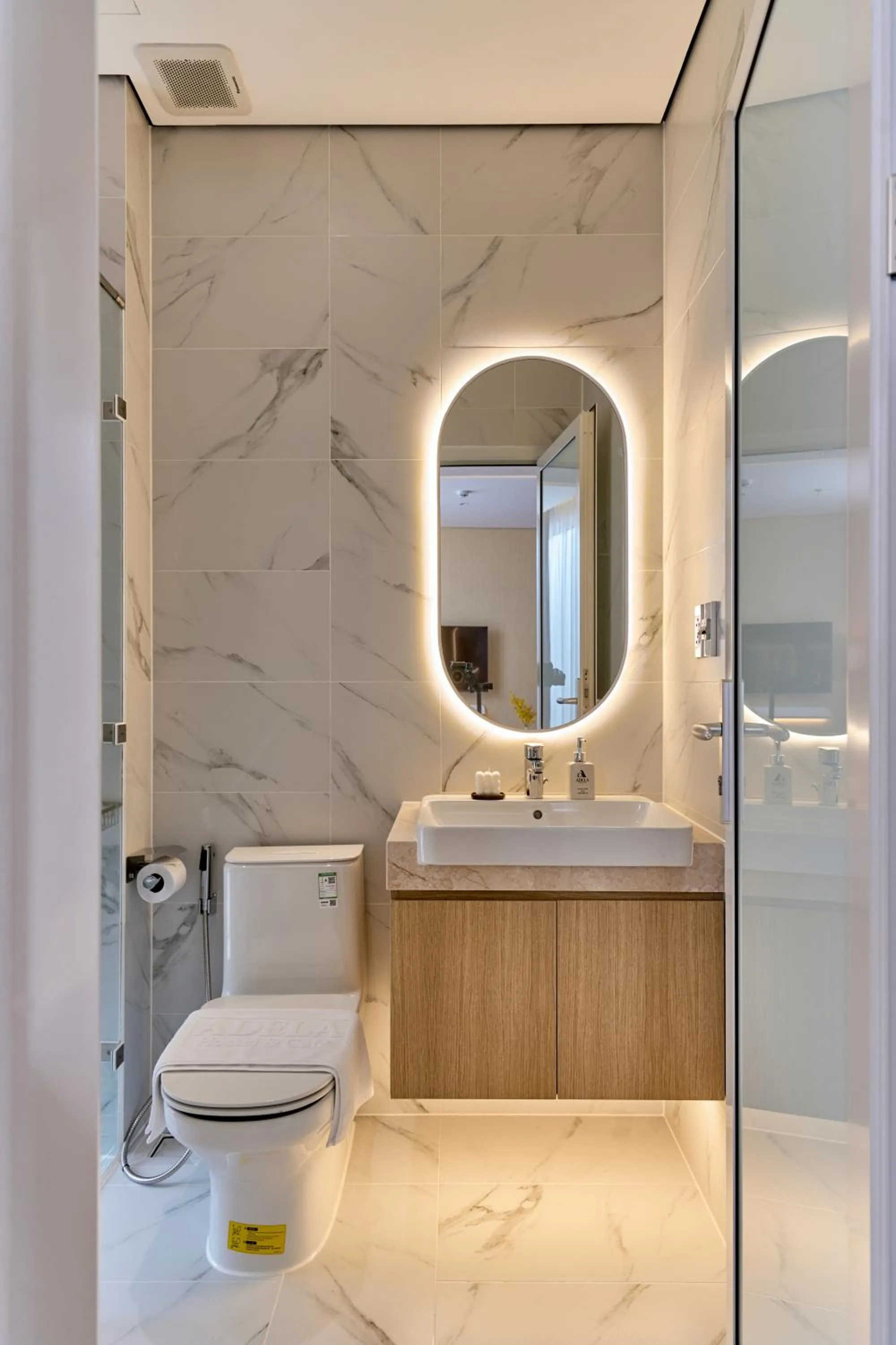 Toilet in Adela Hotel Dalat