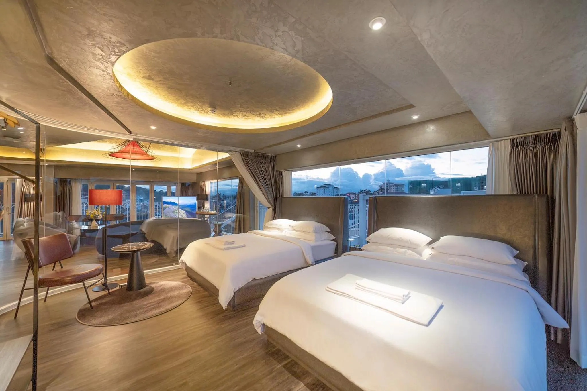 Bed in Adela Hotel Dalat