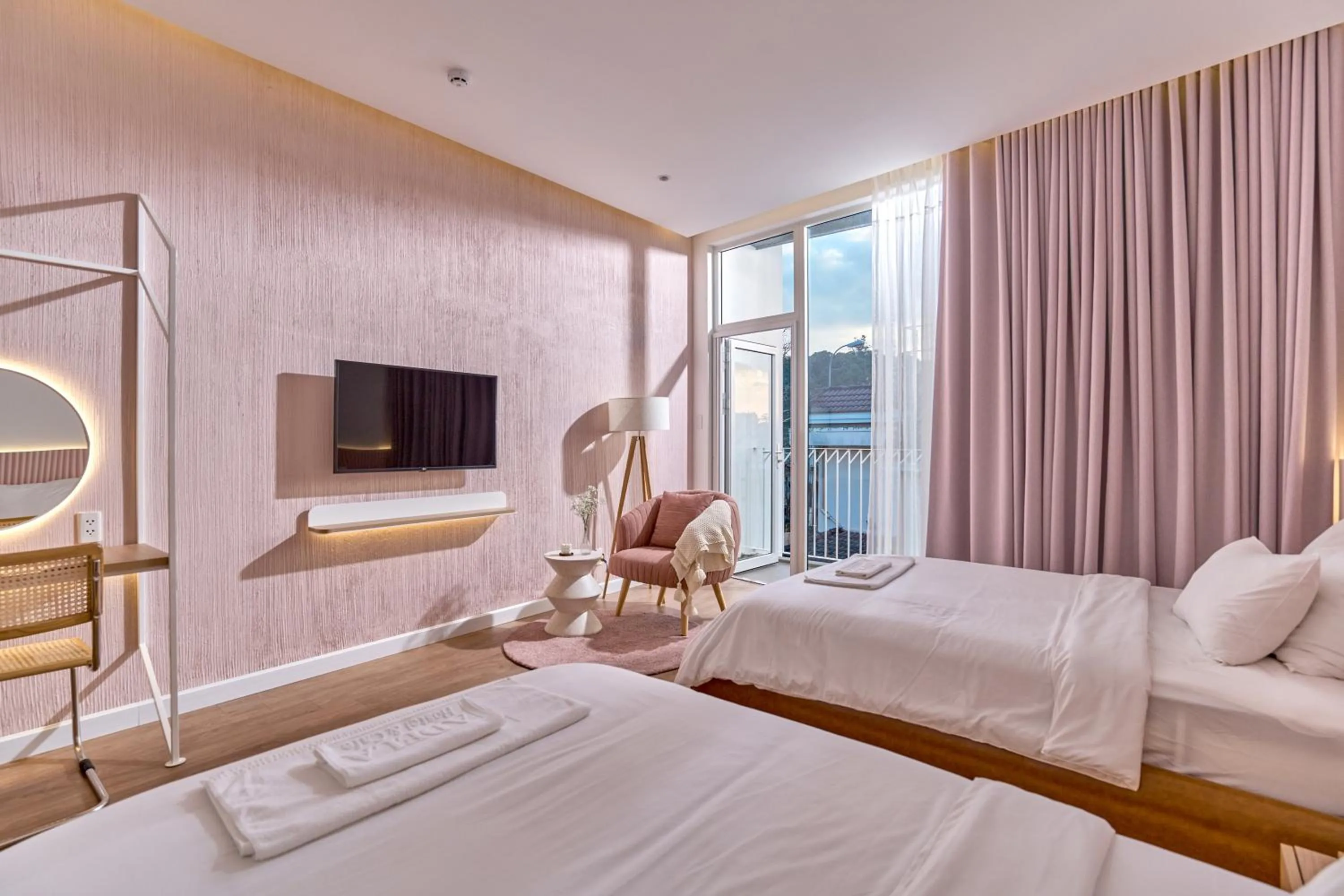 Photo of the whole room, Bed in Adela Hotel Dalat