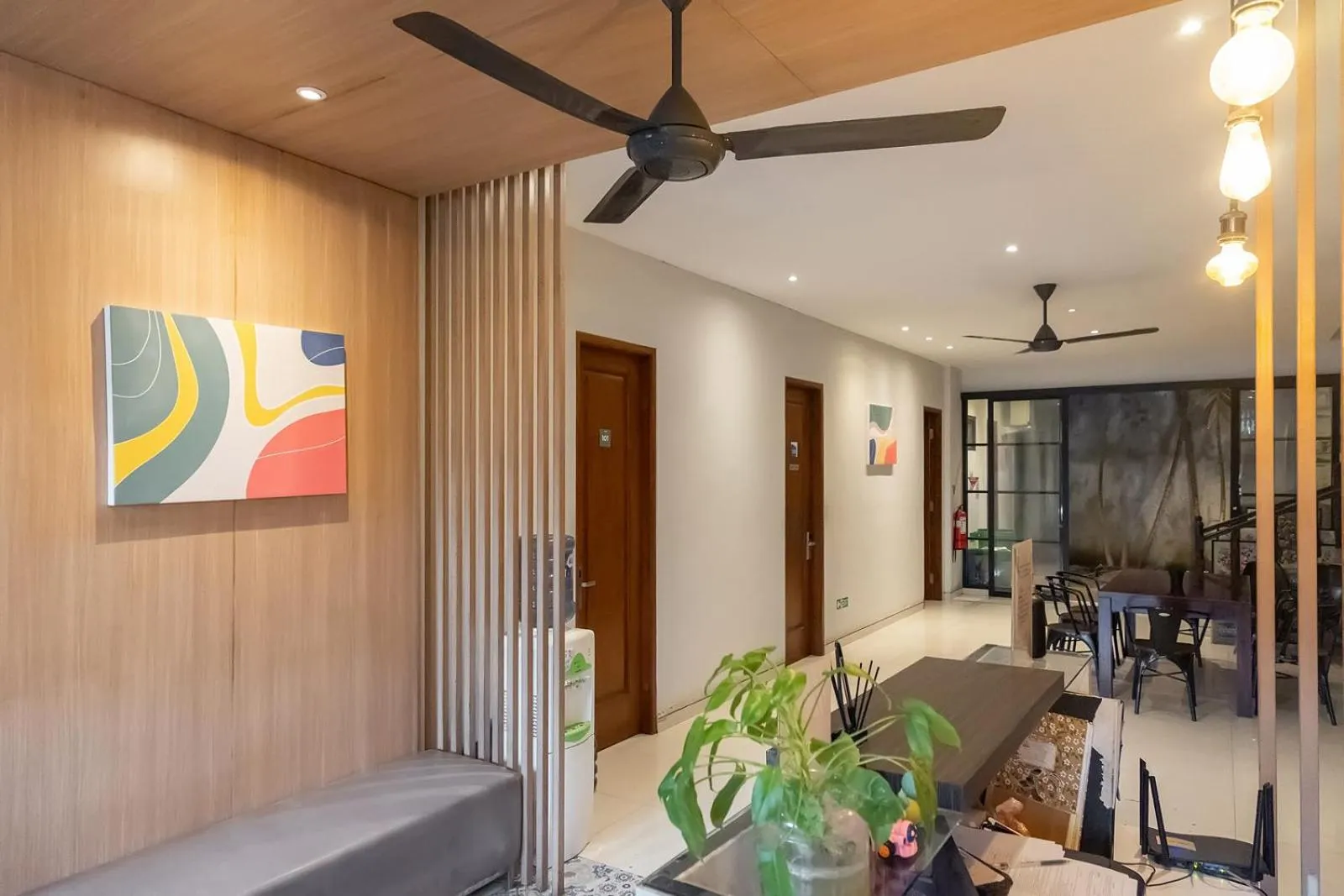 Lobby or reception in Mono Coliving Kencana, Surabaya