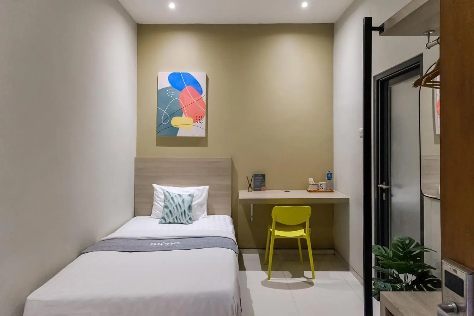 Bedroom, Bed in Mono Coliving Kencana, Surabaya