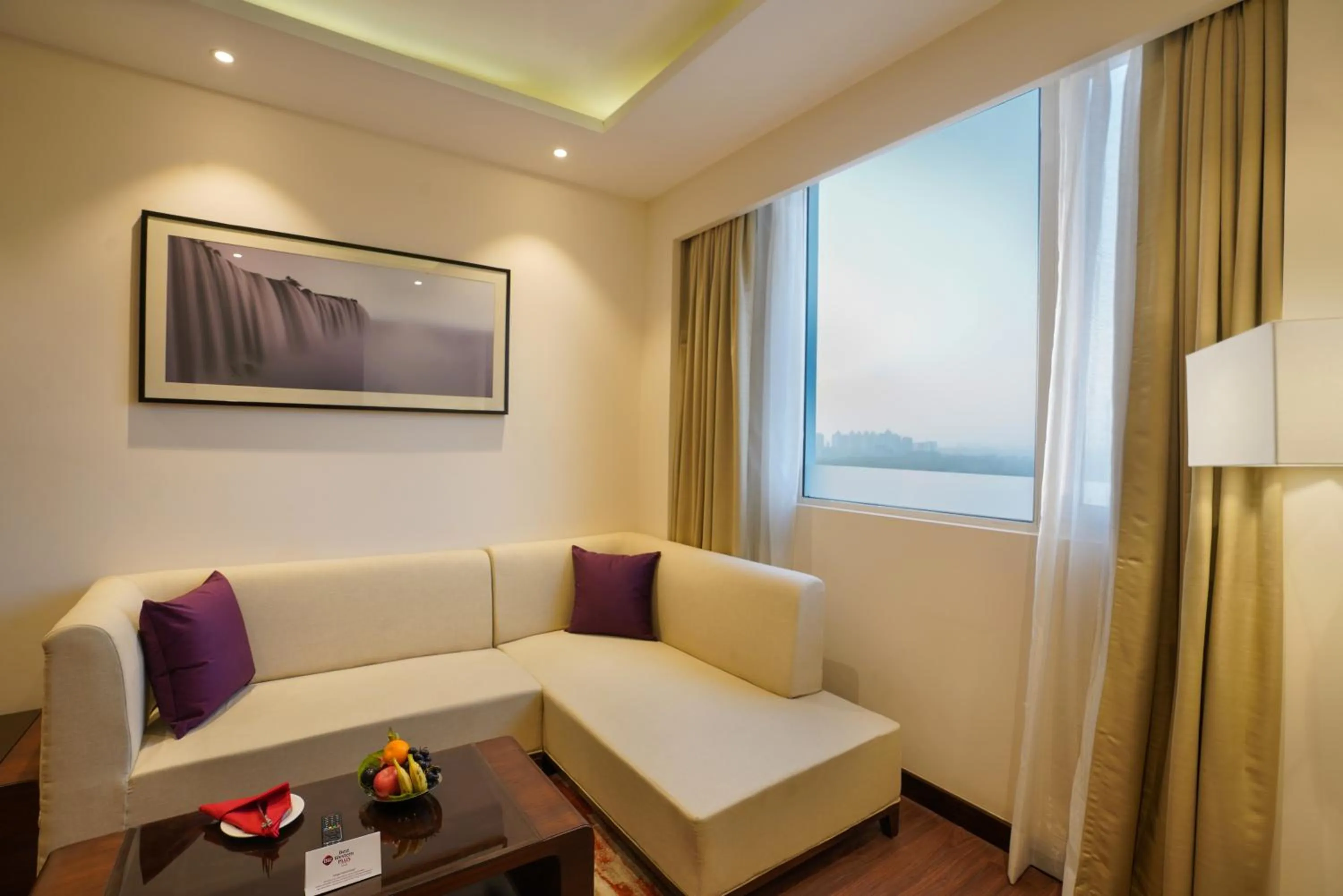 Seating area in Best Western Plus Chandigarh Mohali