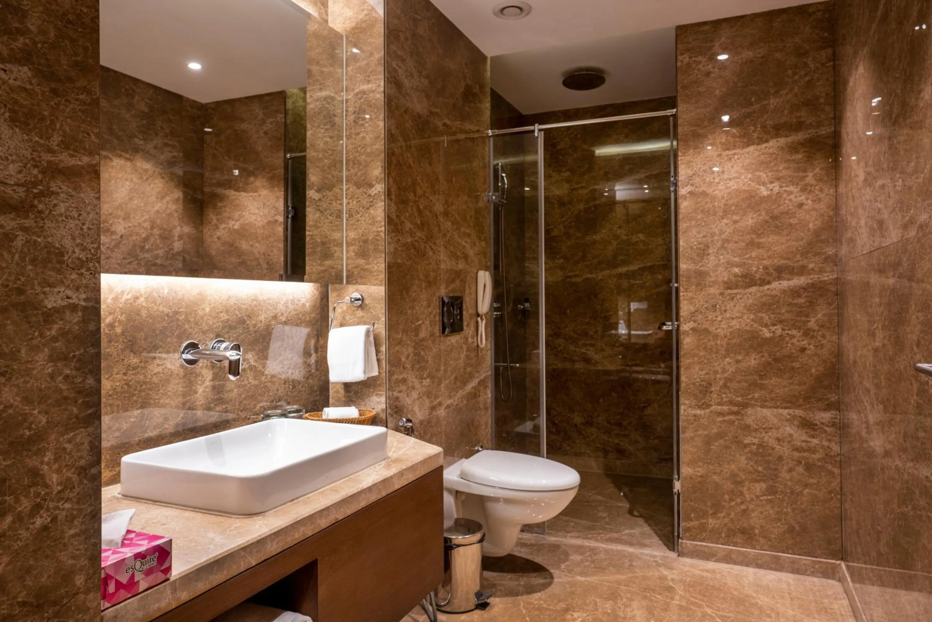 Shower in Best Western Plus Chandigarh Mohali