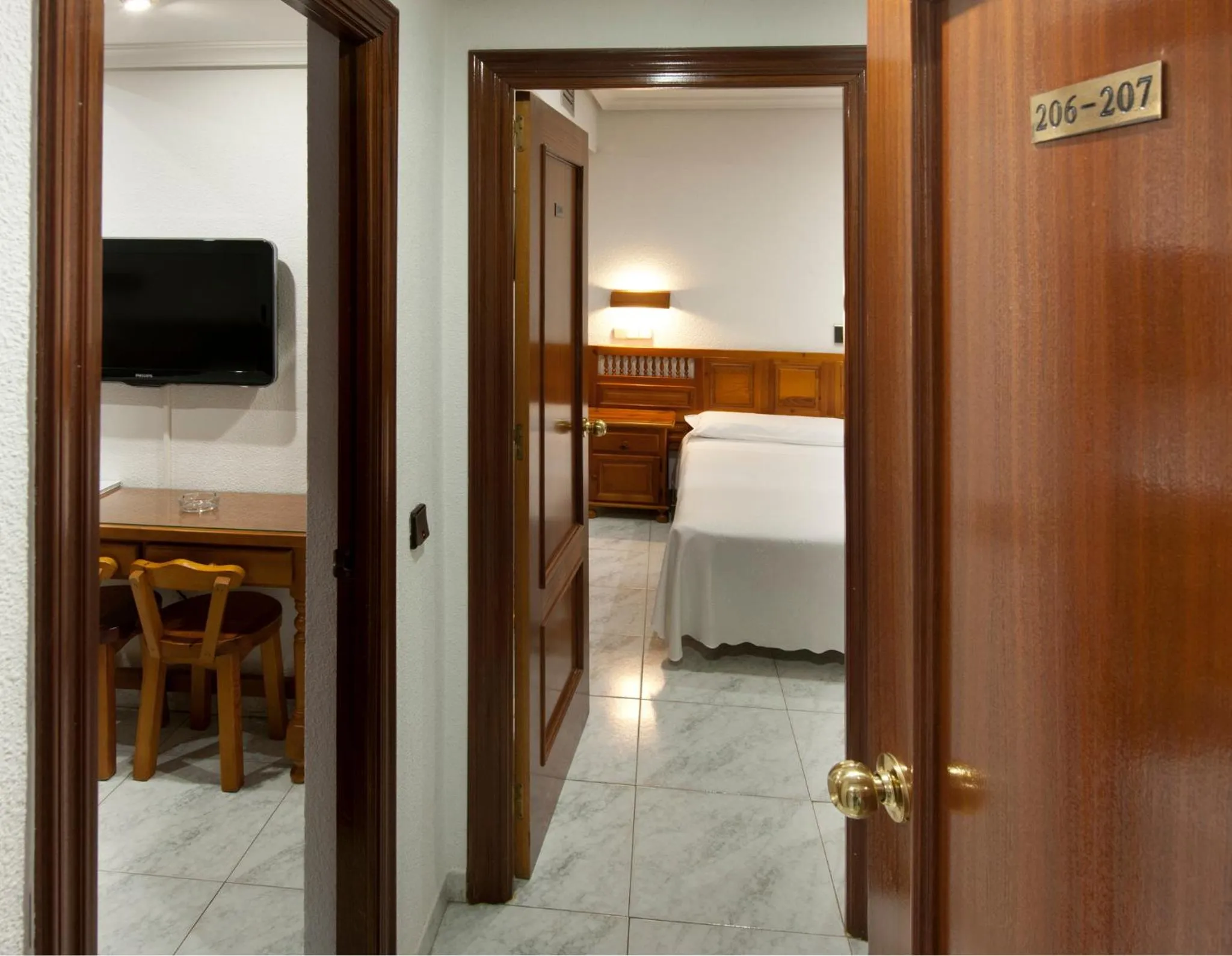 Decorative detail, Bed in Hotel Martin