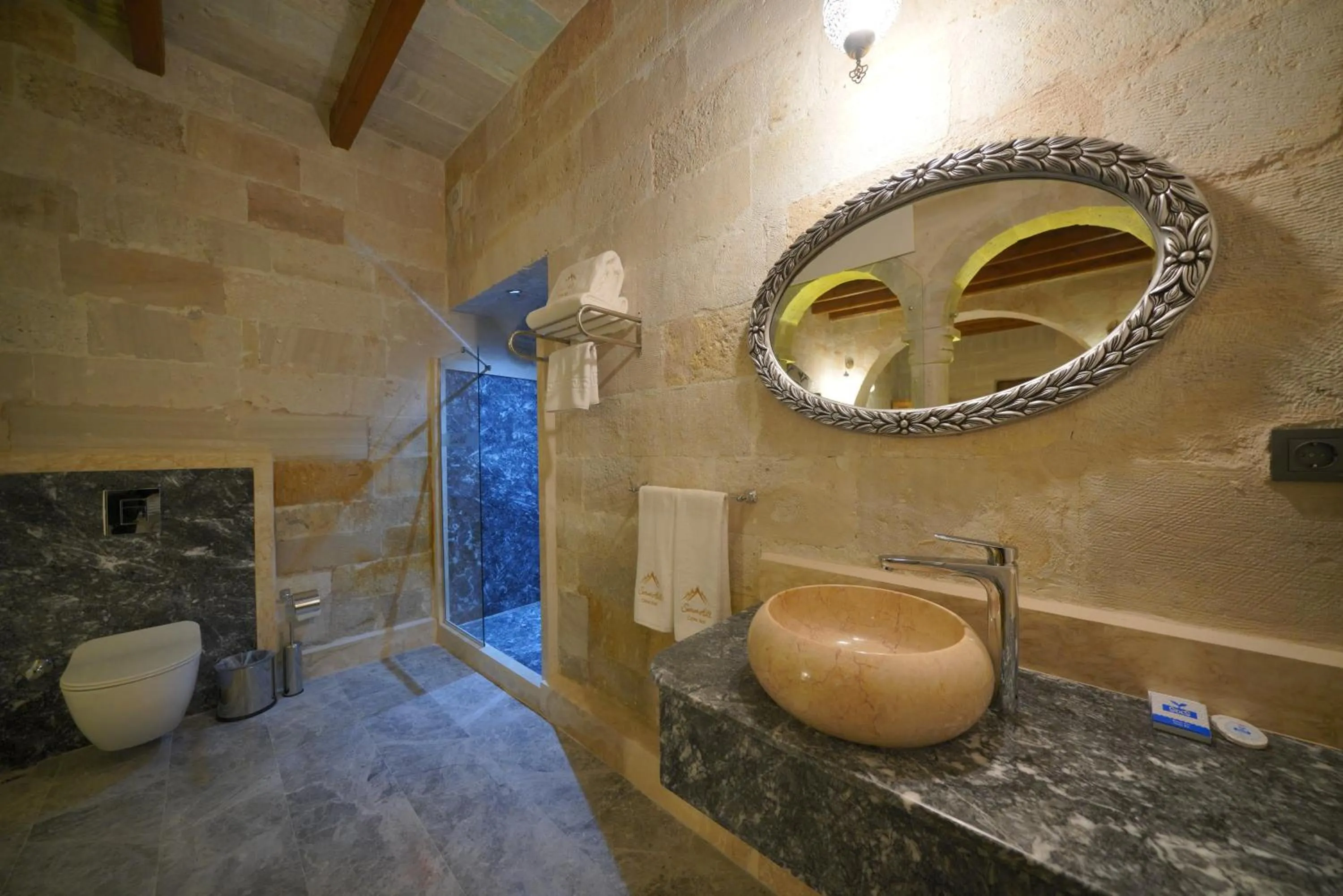 Toilet in Cappadocia Secret Hill Cave Suites