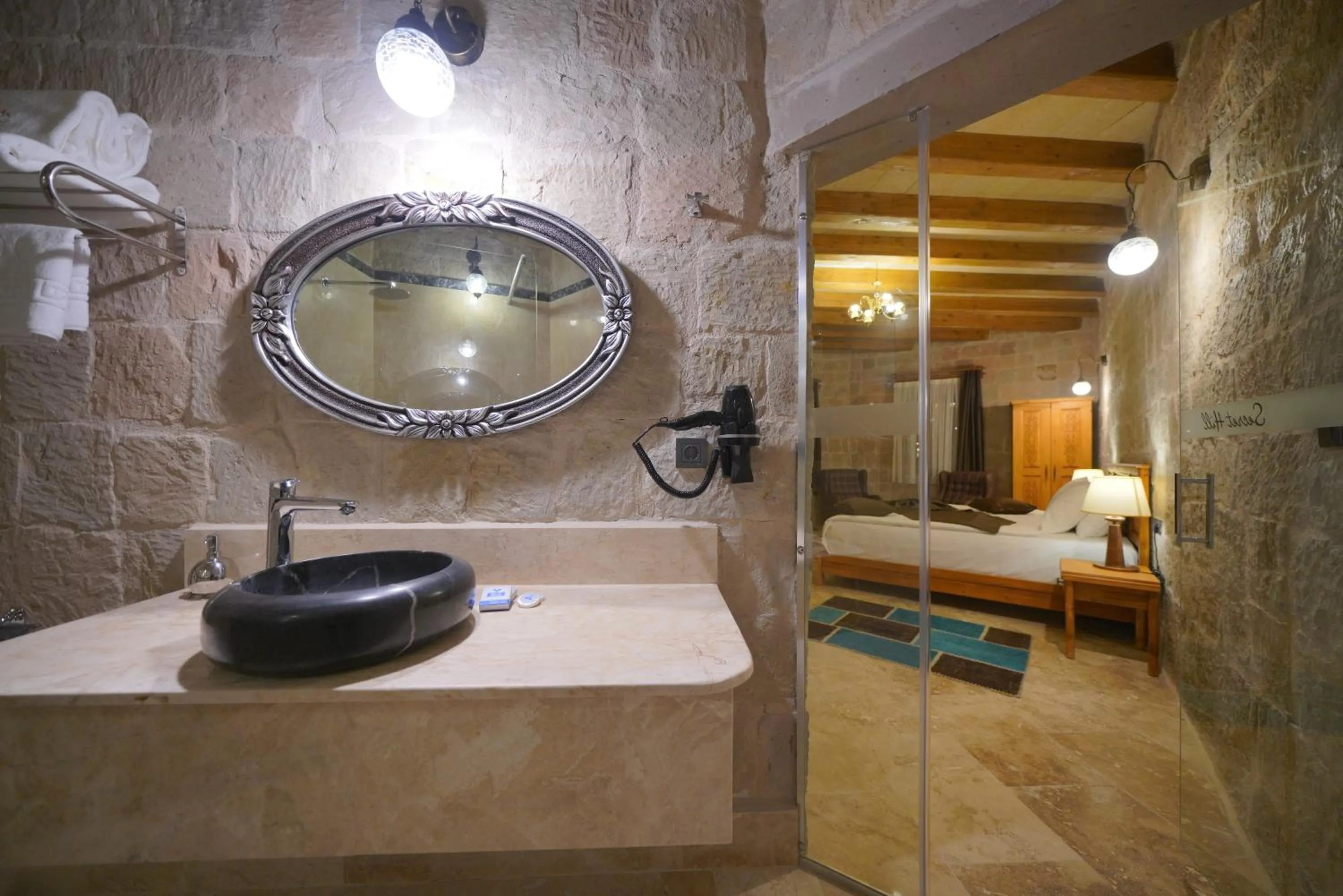 Shower in Cappadocia Secret Hill Cave Suites