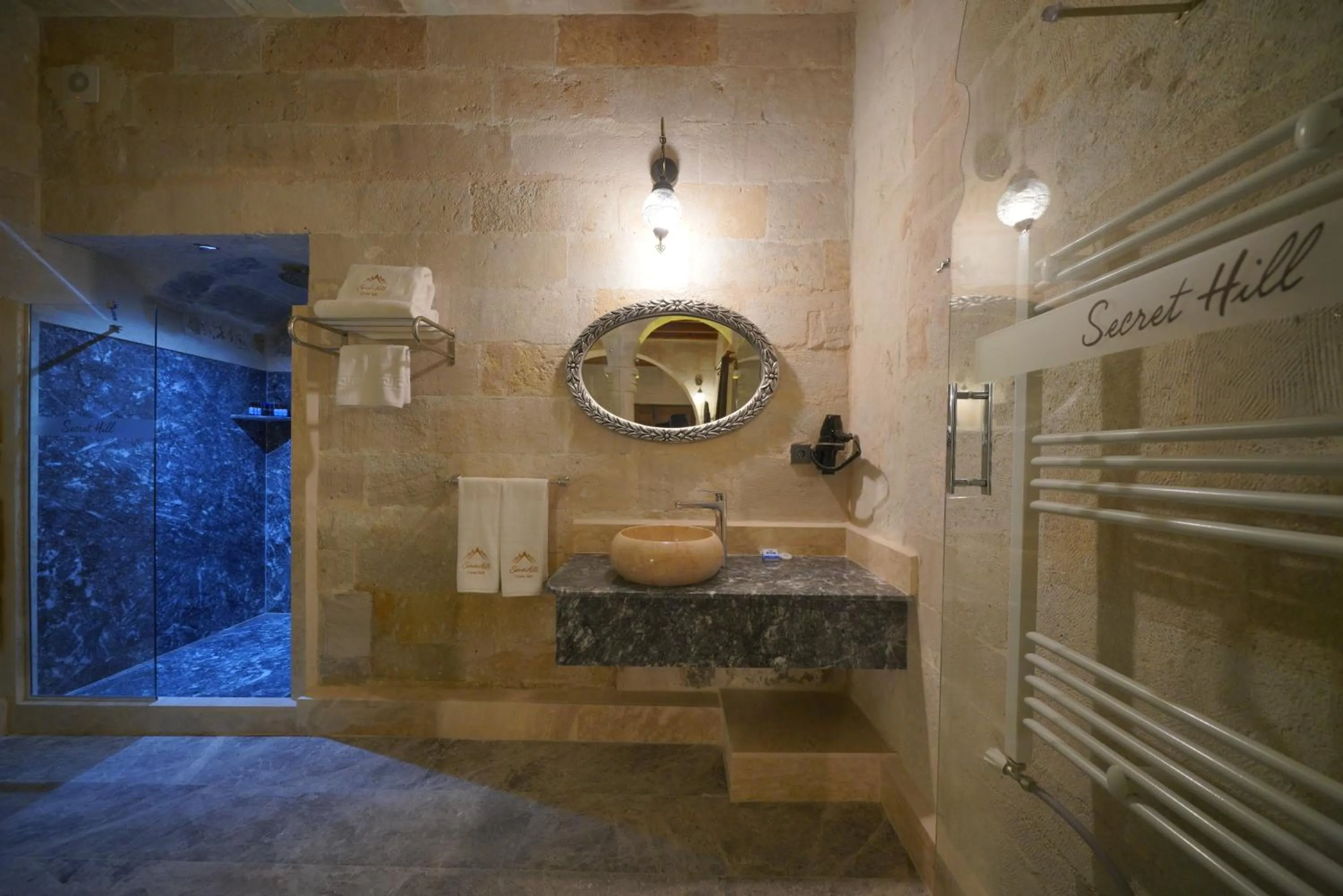 Shower in Cappadocia Secret Hill Cave Suites