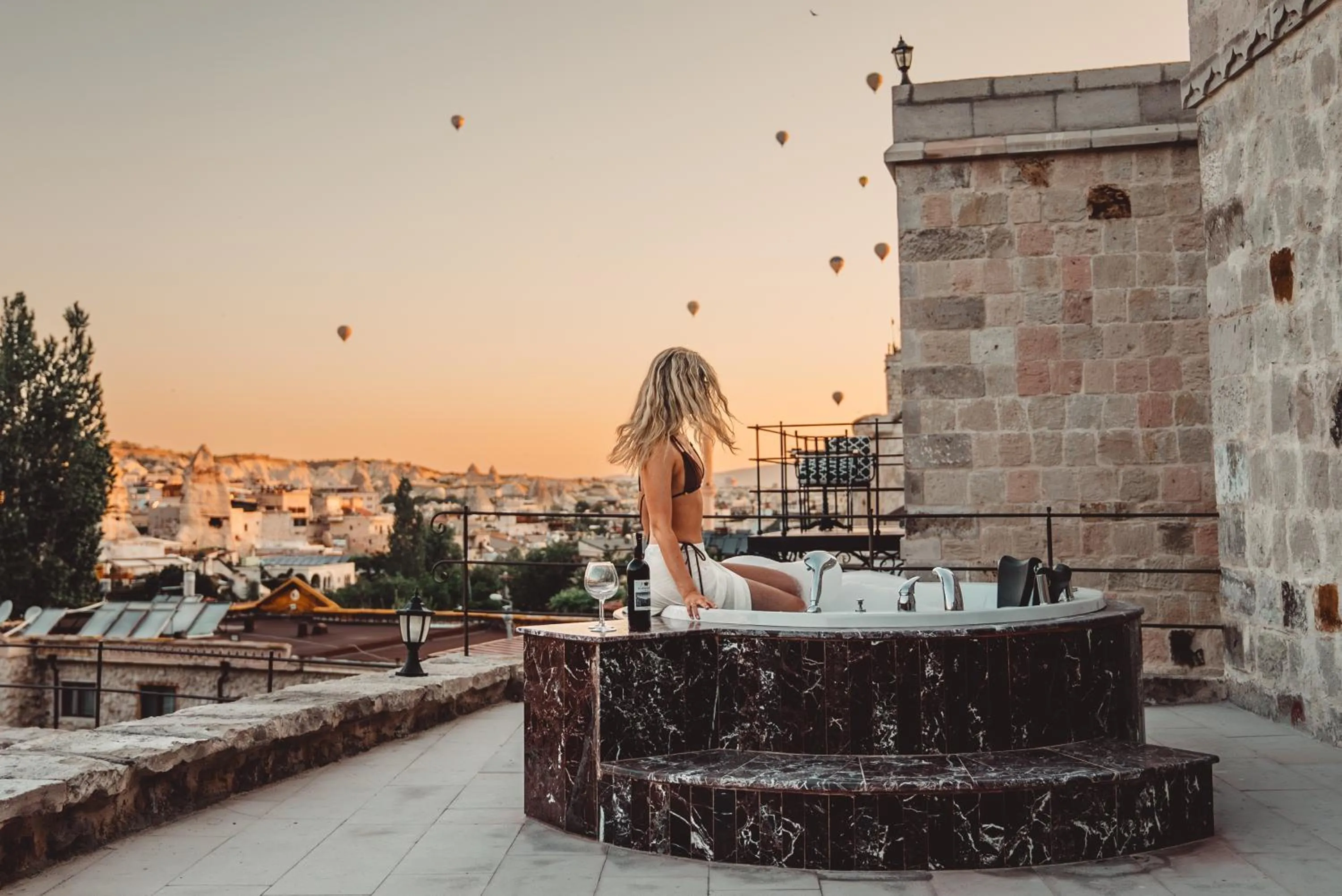 Patio in Cappadocia Secret Hill Cave Suites