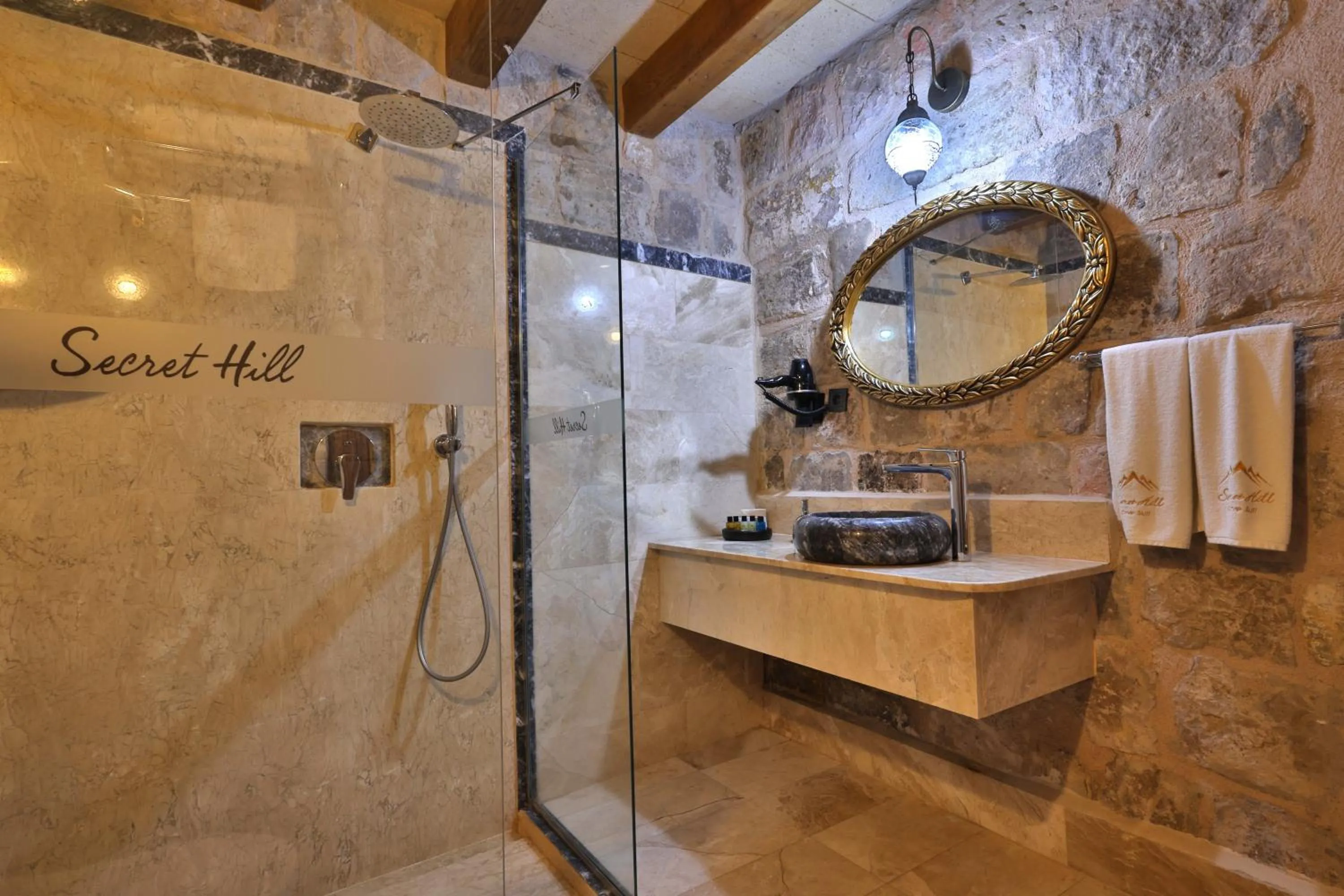 Shower in Cappadocia Secret Hill Cave Suites