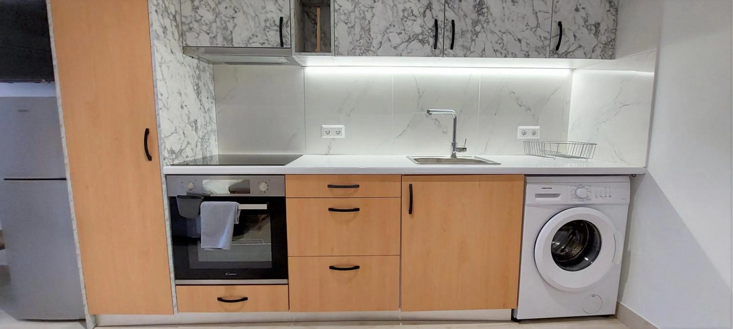 kitchen in Athens Plaka Family Suites