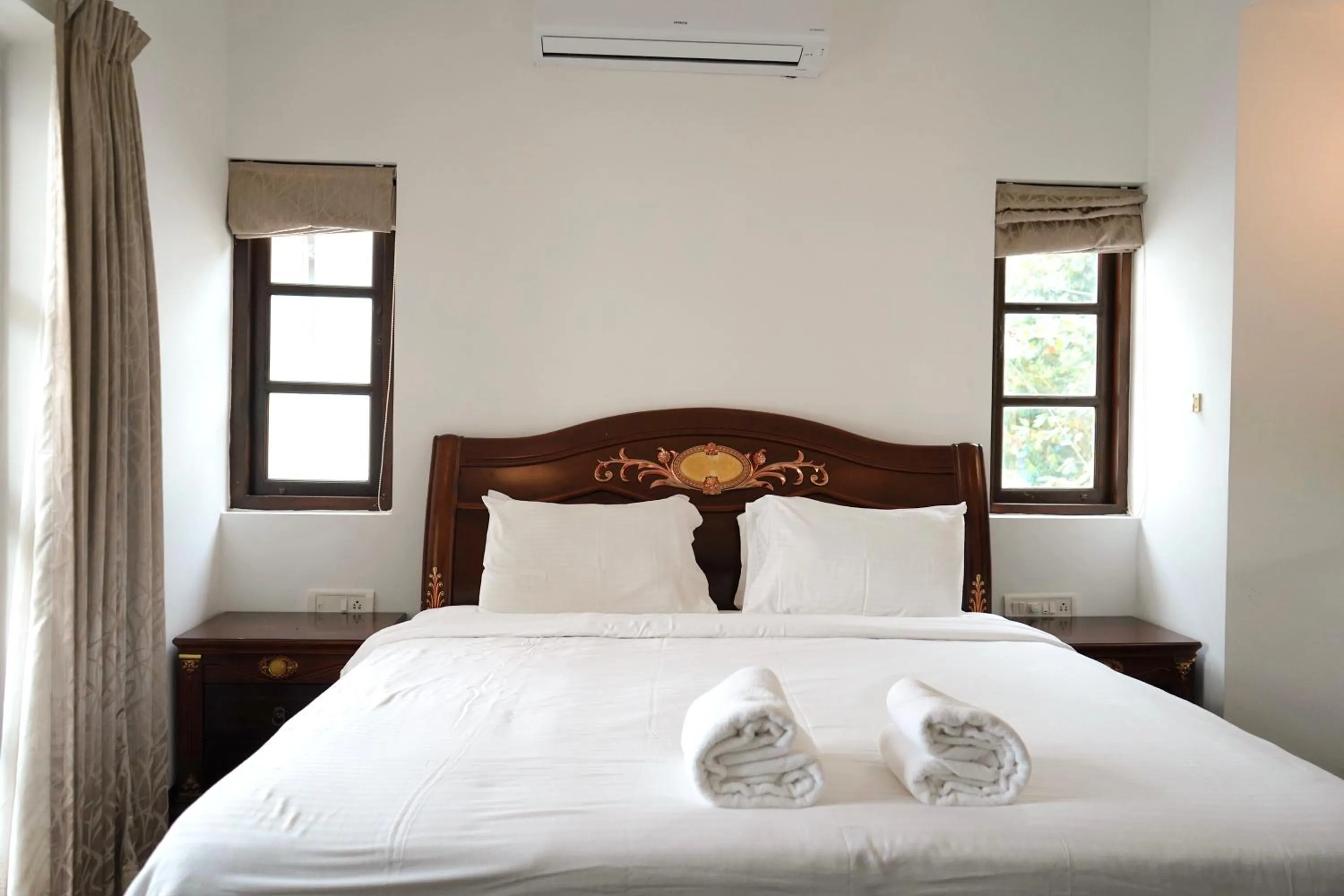 Bedroom, Bed in Richmonde Ananta Elite Luxurious Villa & Apartments,Goa