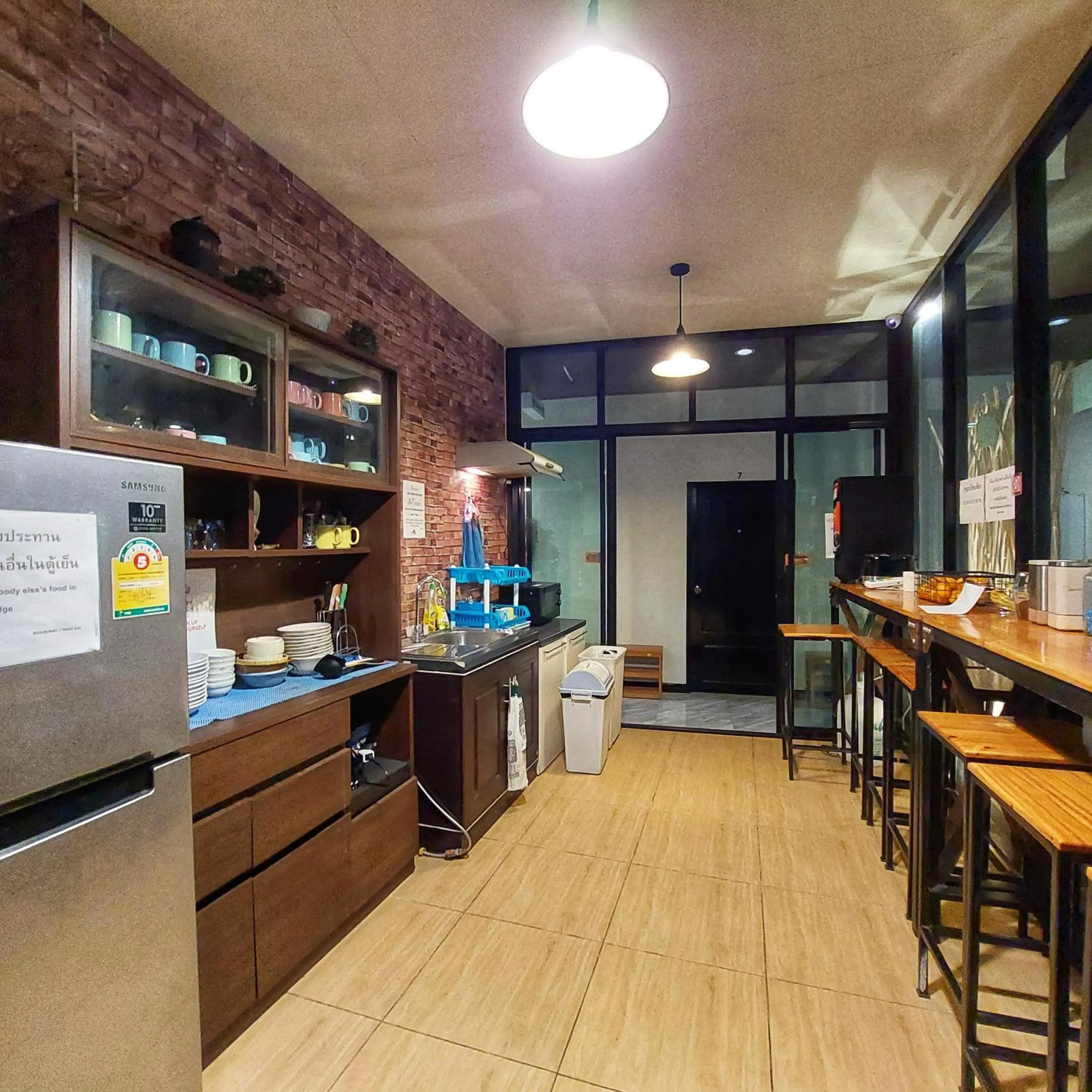 Kitchen or kitchenette in Mercy Hostel