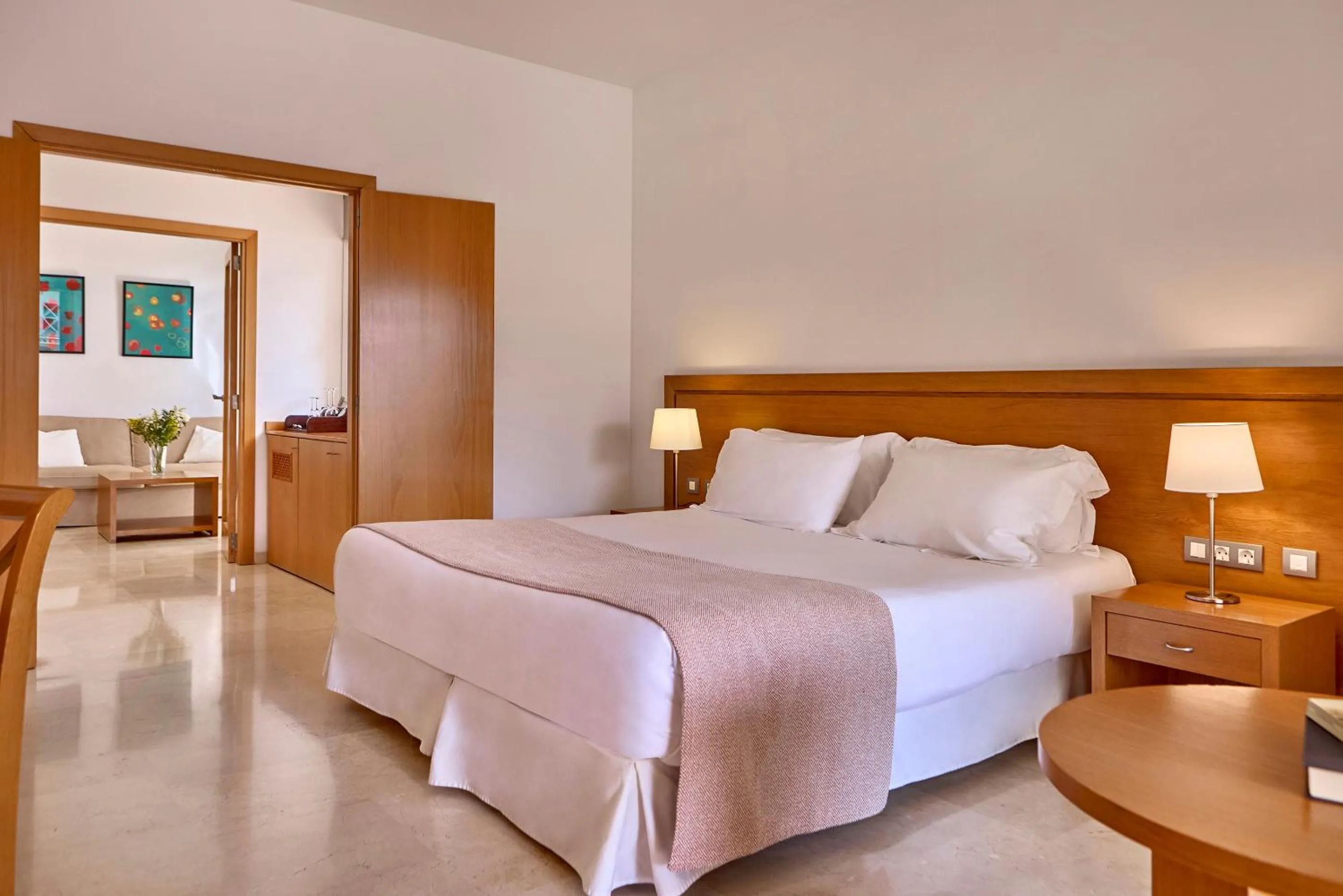 Bed in Hotel Bendinat