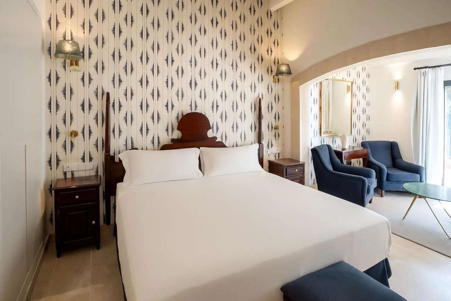 Bed in Hotel Bendinat