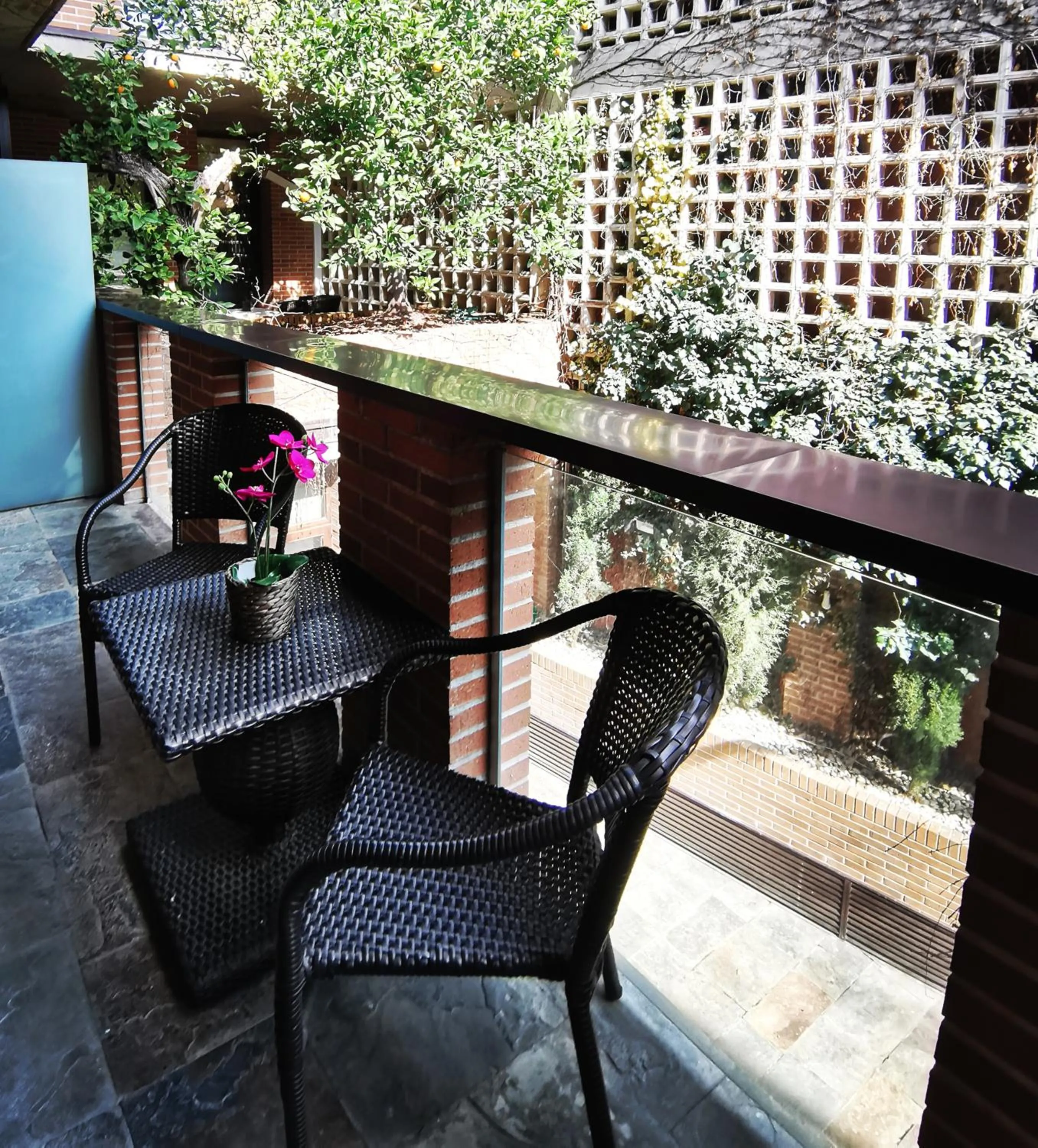 Balcony/Terrace in Hotel La Joyosa Guarda