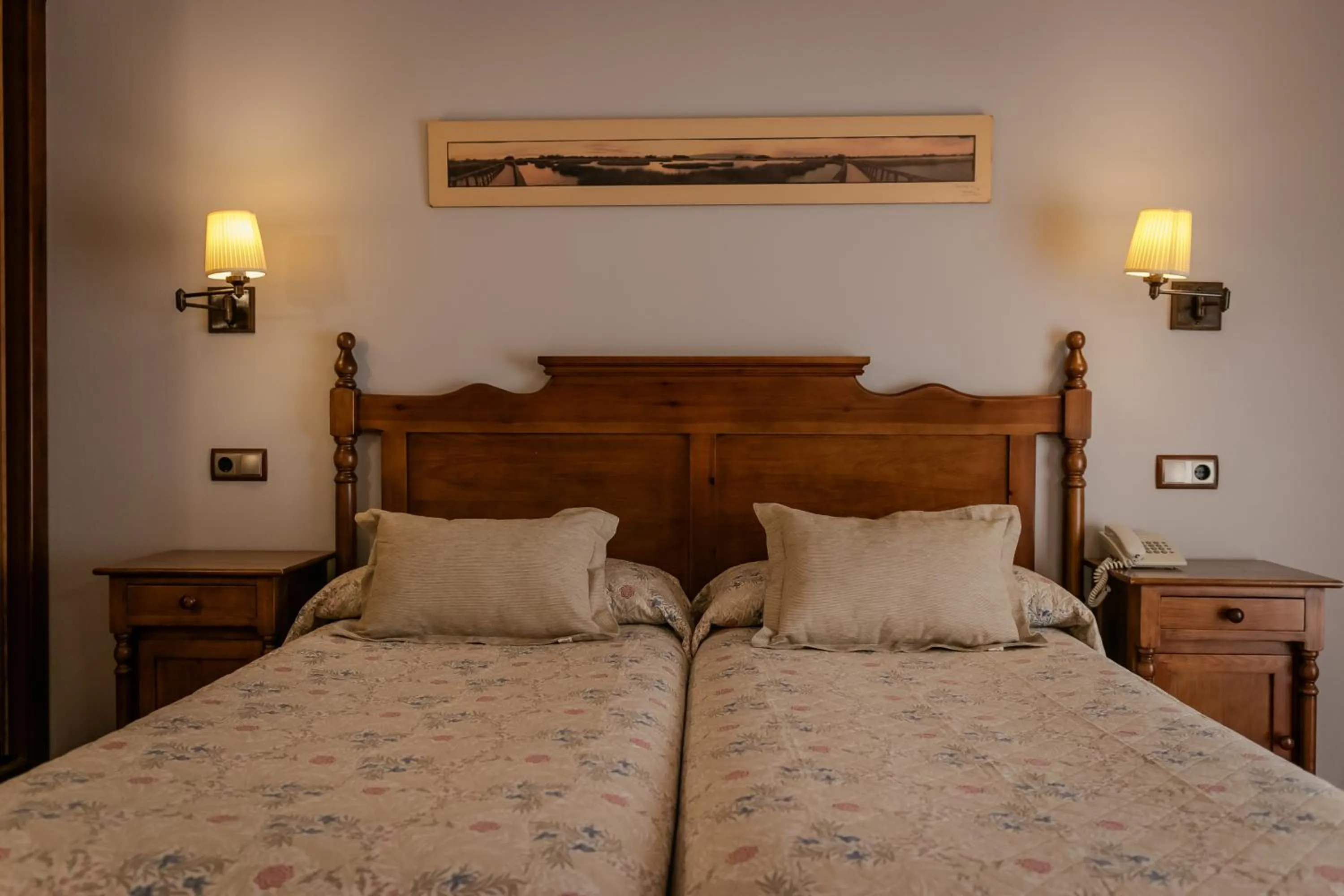 Bed in Hotel Doña Manuela