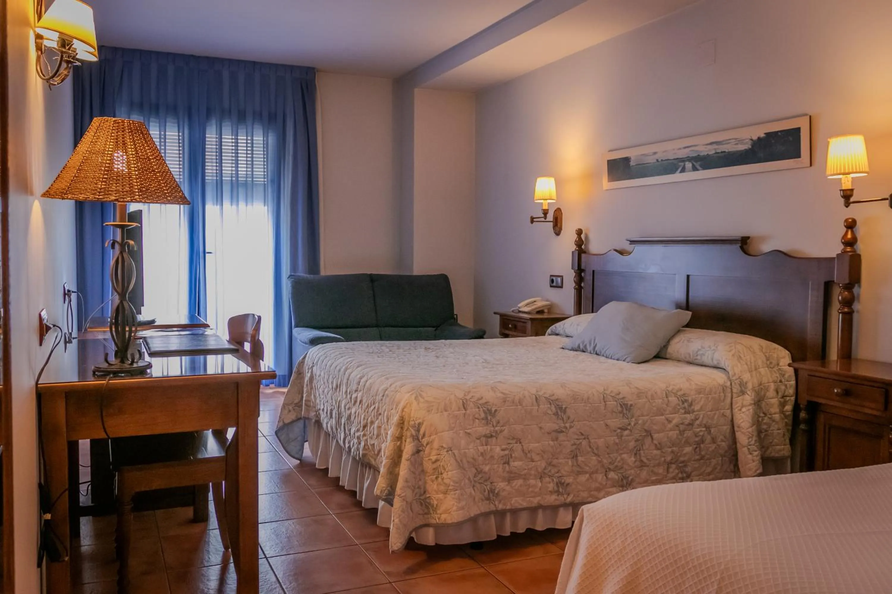 Bed in Hotel Doña Manuela