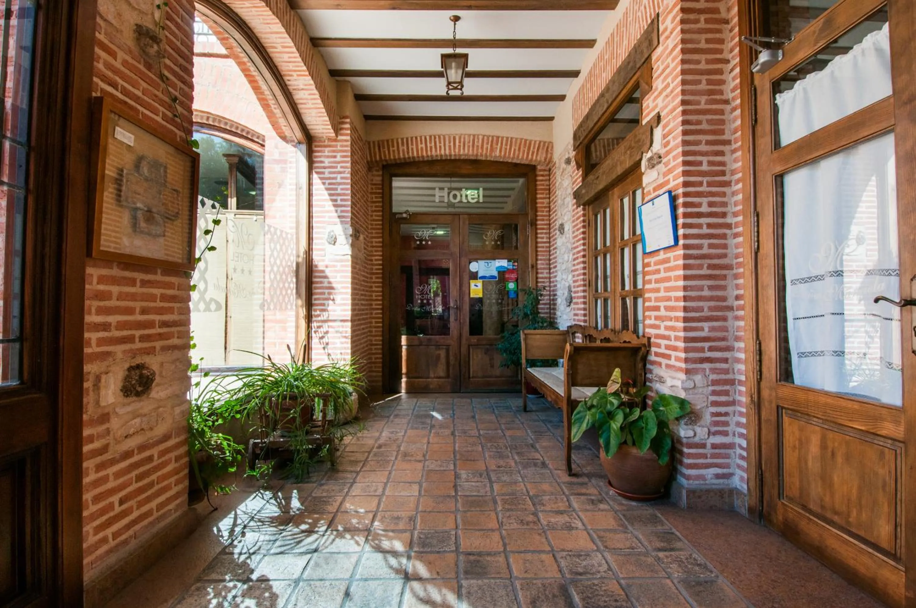 Lobby or reception in Hotel Doña Manuela