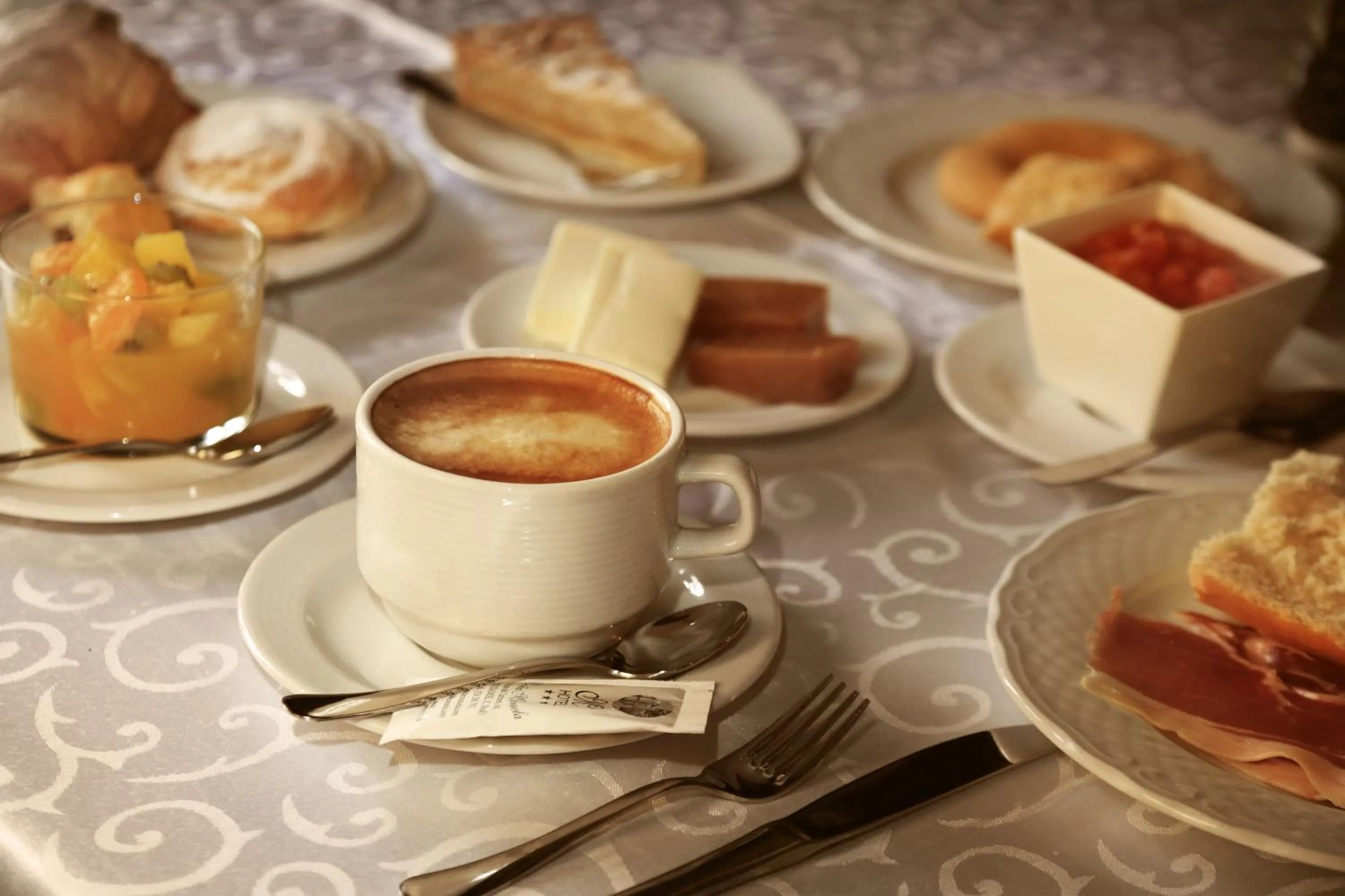 Buffet breakfast in Hotel Doña Manuela