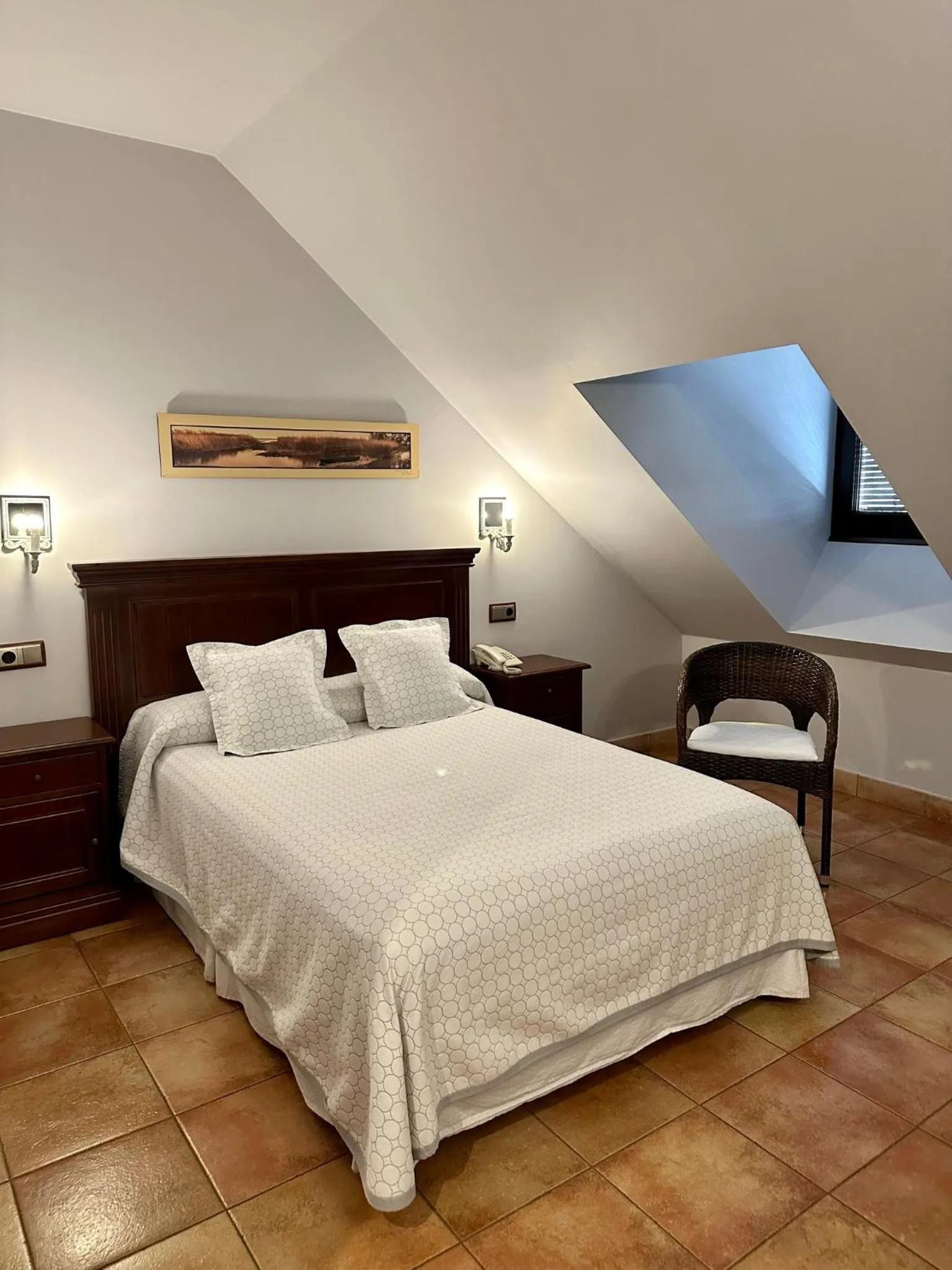 Bed in Hotel Doña Manuela