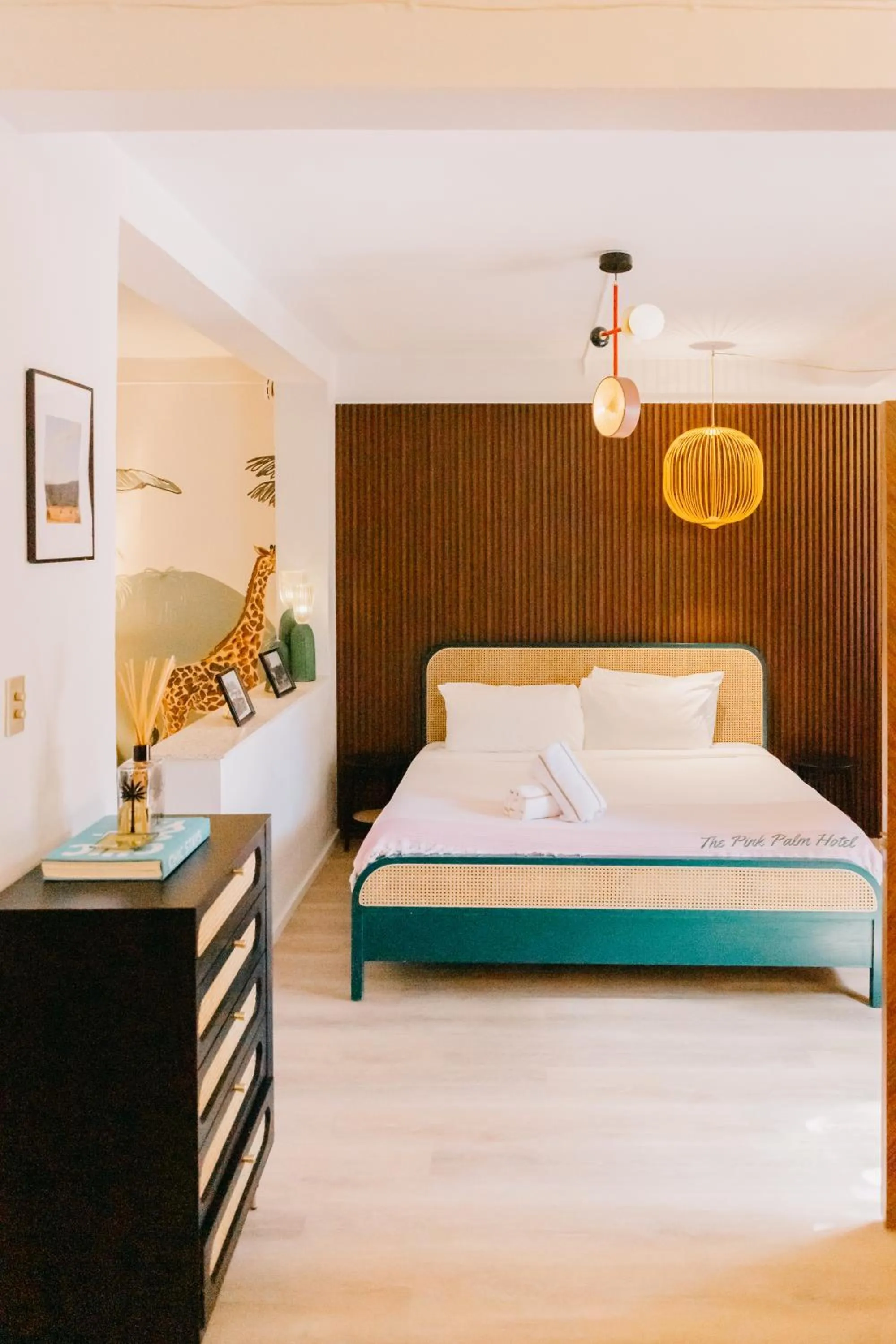 Bedroom, Bed in The Pink Palm Hotel - Adults Only