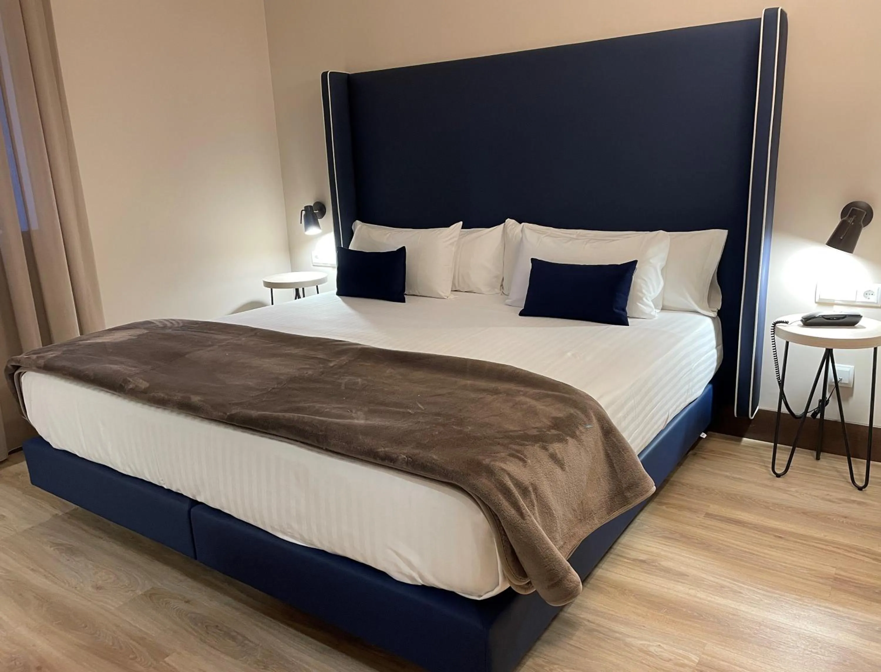 Bed in Hotel Maria Cristina