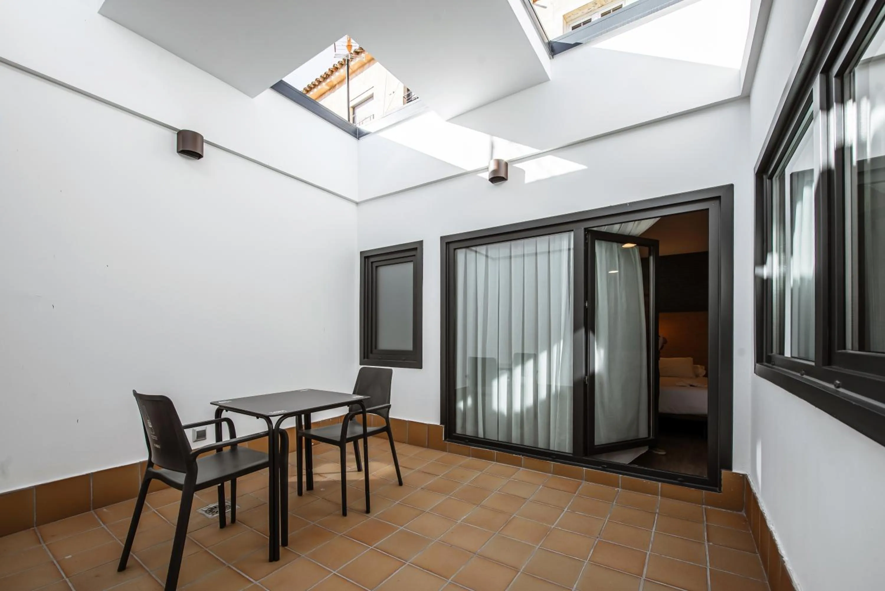 Patio in Hotel Zentral Mayoral