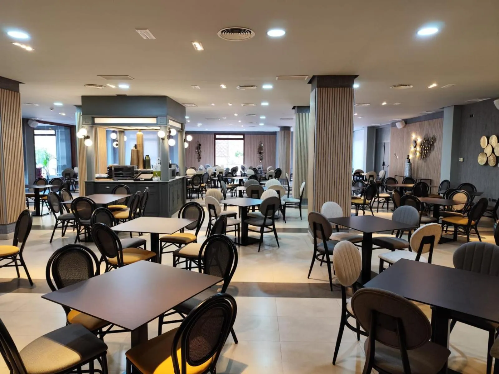 Buffet breakfast in Hotel Hidalgo