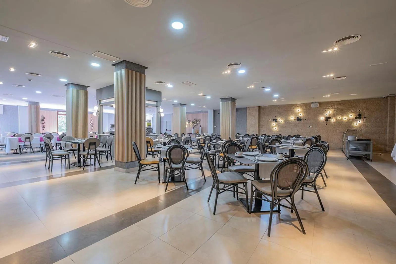 Buffet breakfast in Hotel Hidalgo