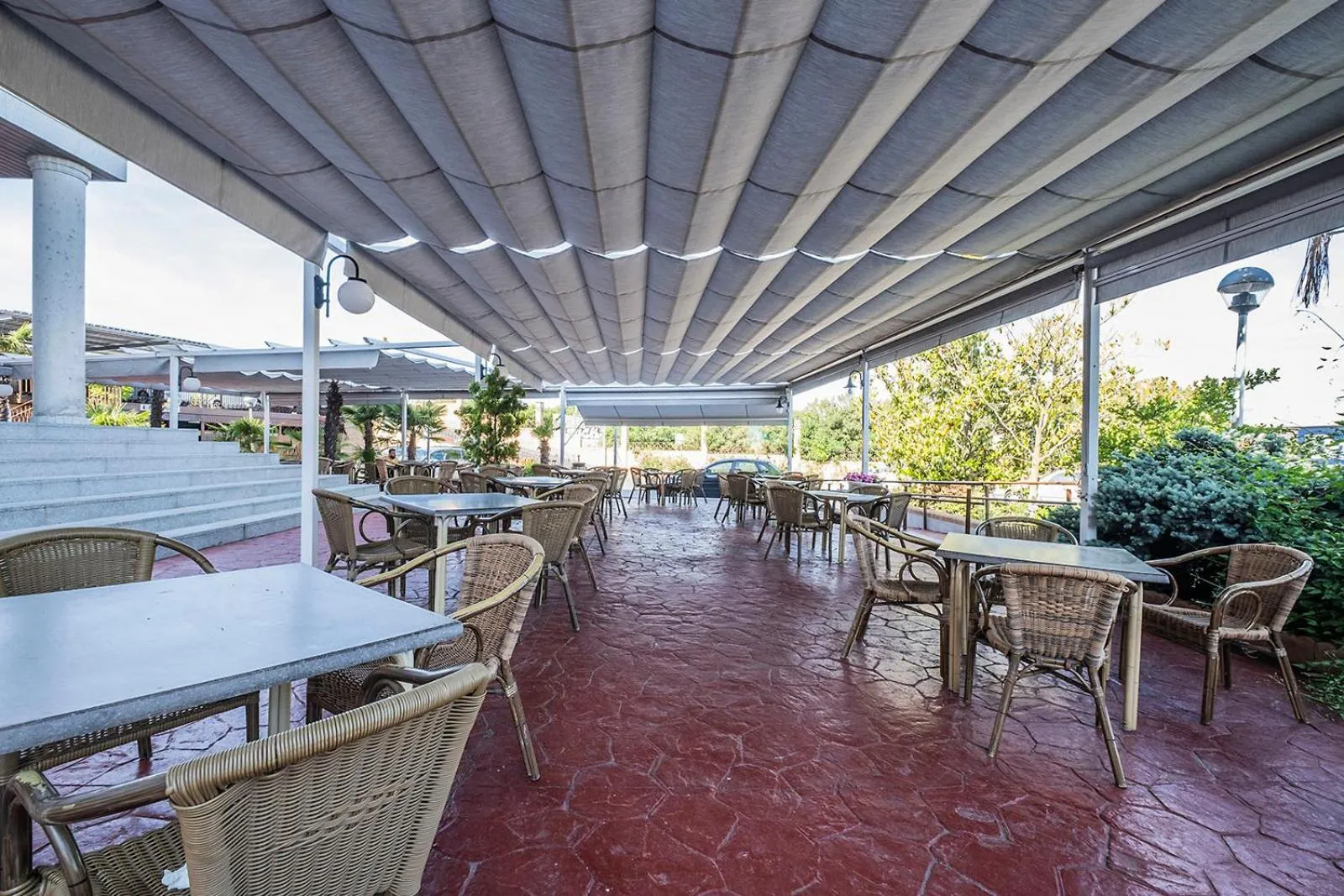 Balcony/Terrace in Hotel Hidalgo