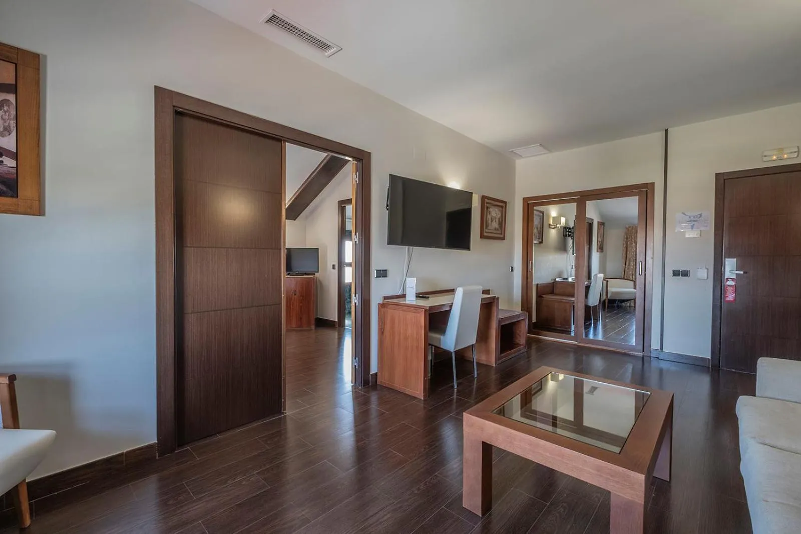 Seating area in Hotel Hidalgo