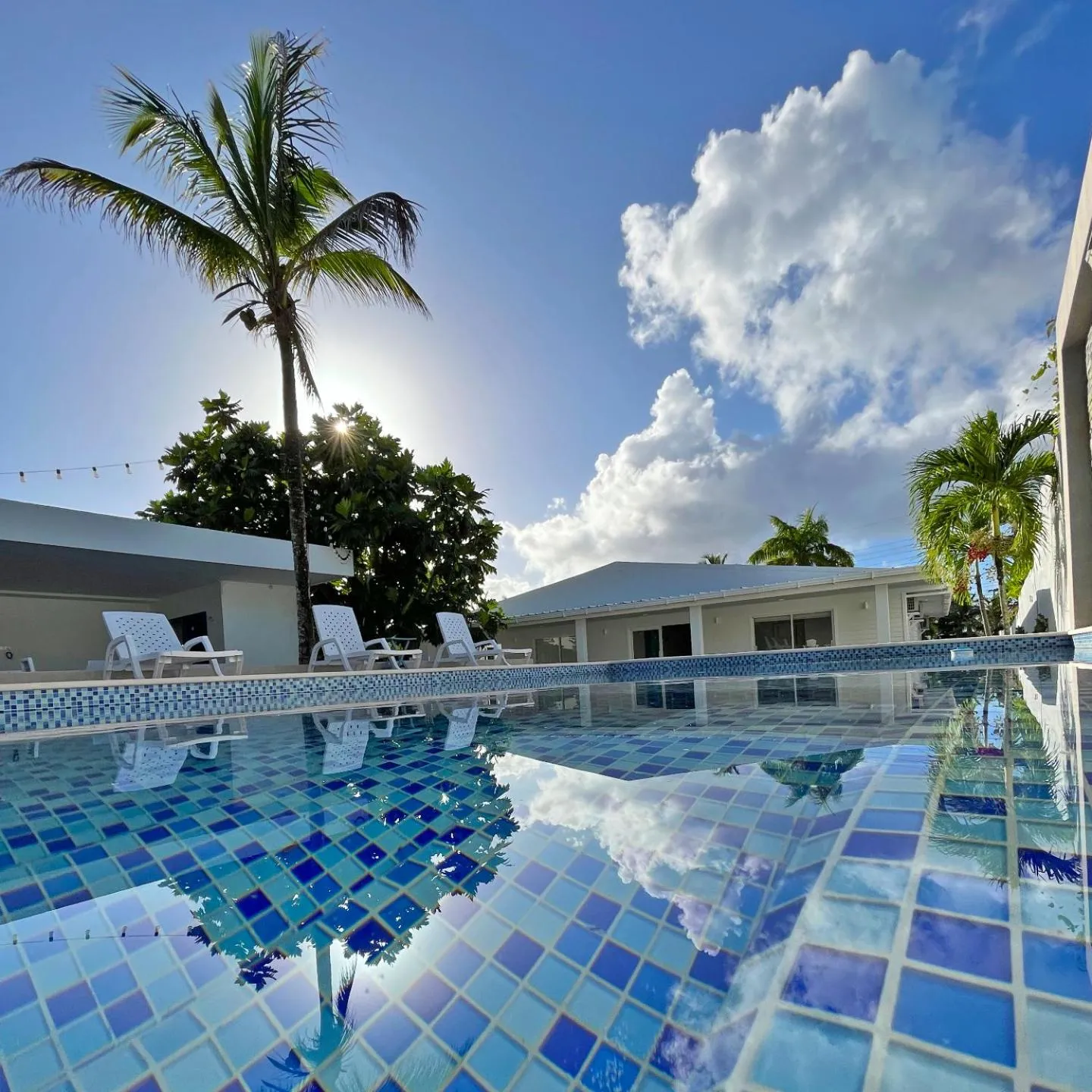 Swimming pool in Zaba Beach House