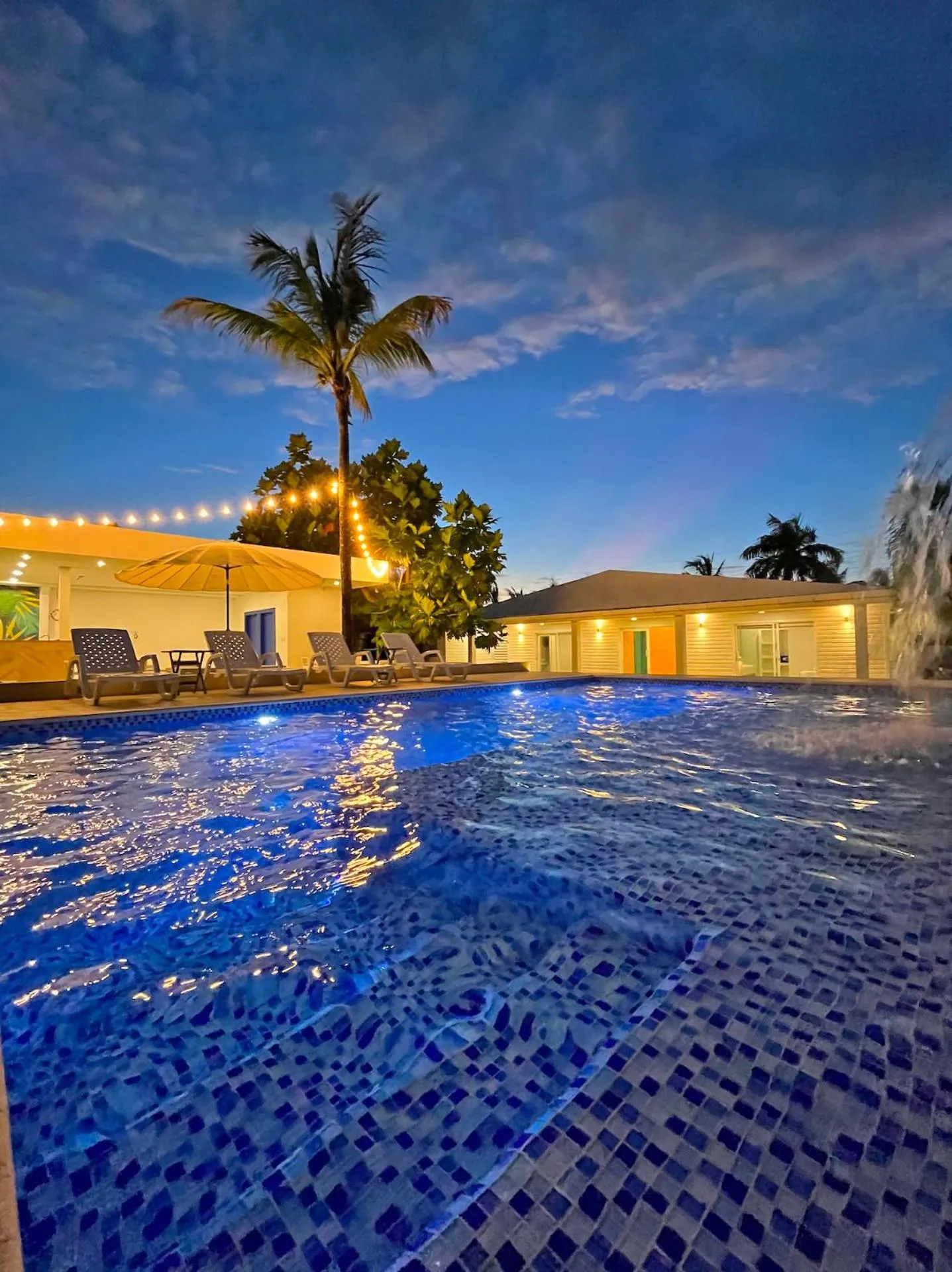 Swimming pool in Zaba Beach House