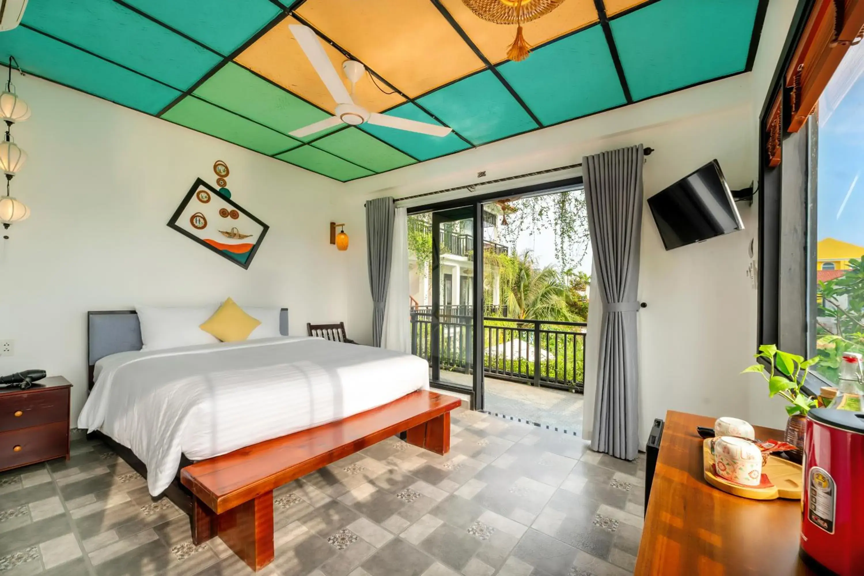 Queen Room with Pool View in Sunkised Paddy Hoi An Villa Queen Room with Pool View in Sunkised Paddy Hoi An Villa