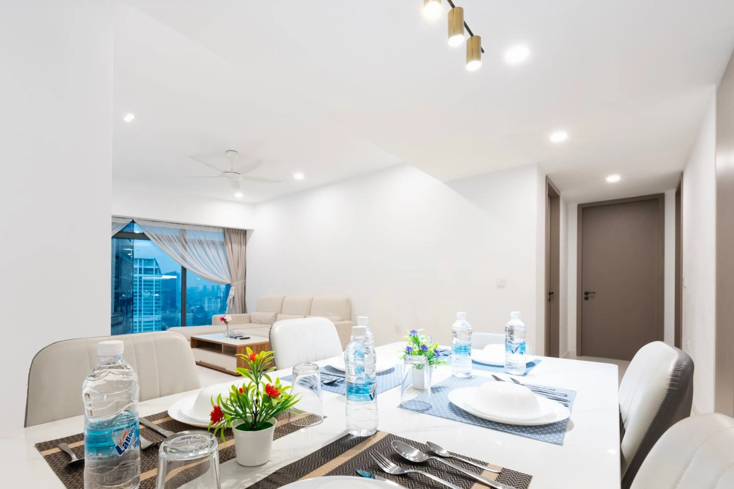 Living room in MOONWAY SUITES At EATON KLCC