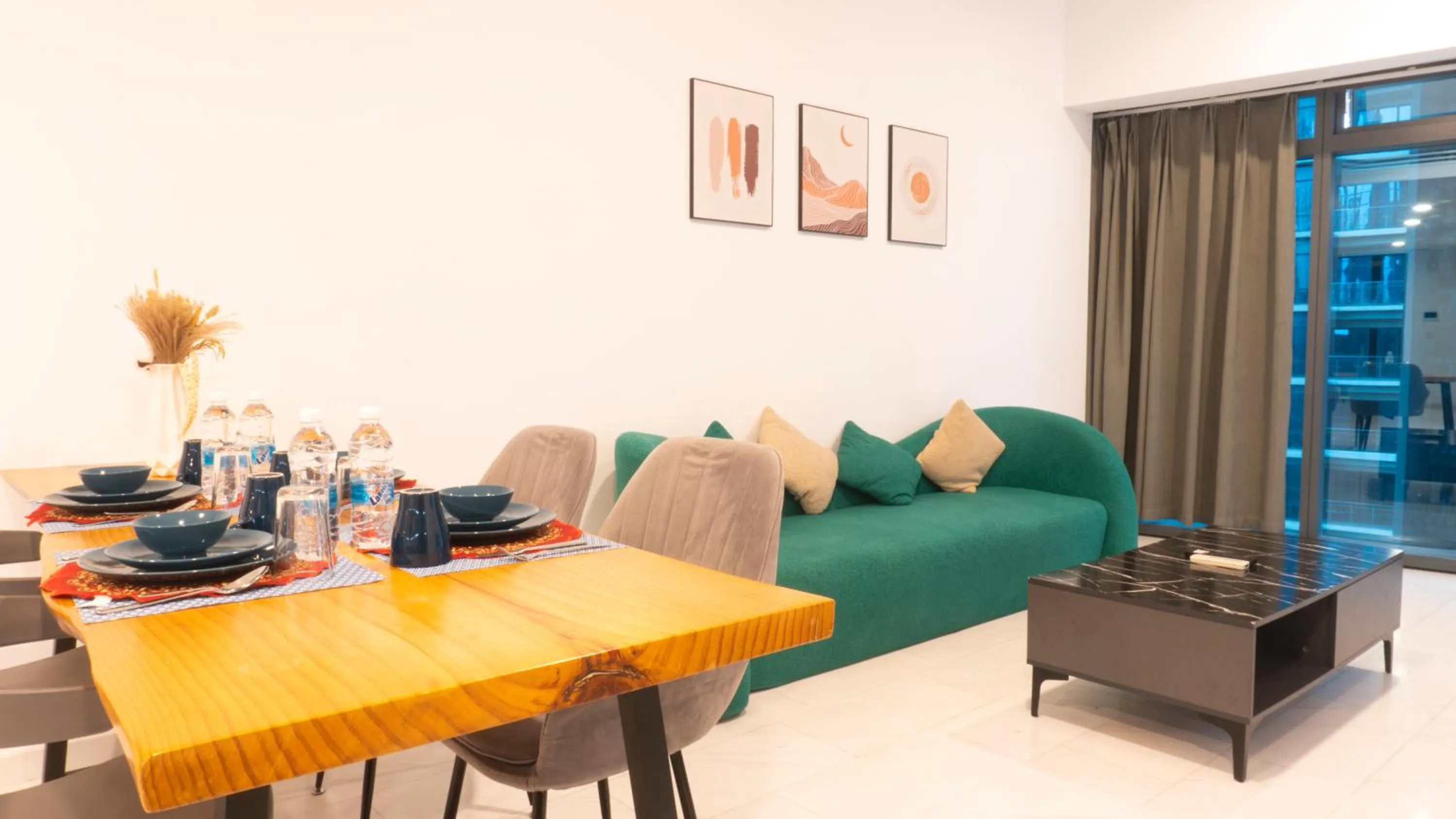 Living room in MOONWAY SUITES At EATON KLCC