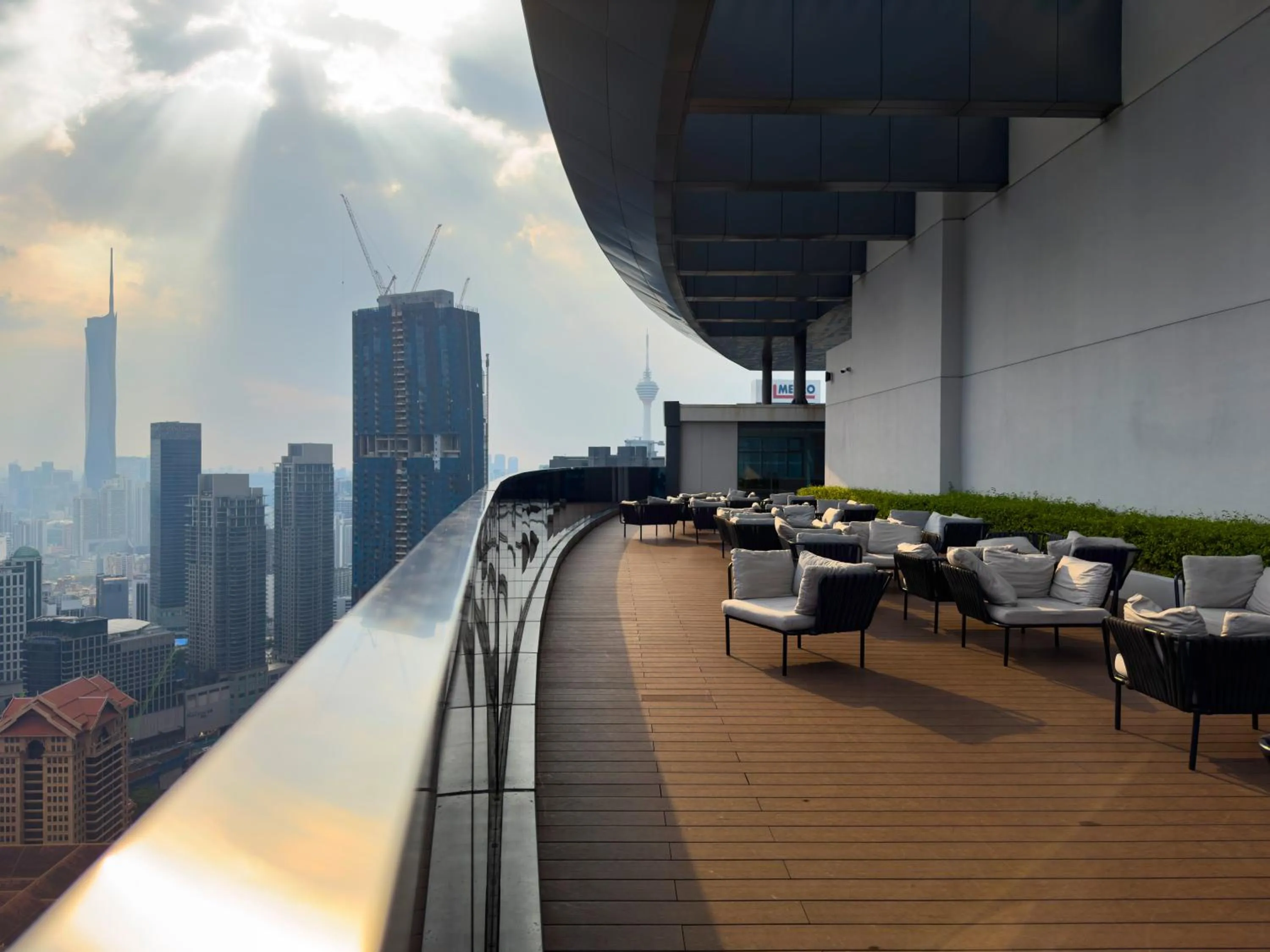 Balcony/Terrace in MOONWAY SUITES At EATON KLCC