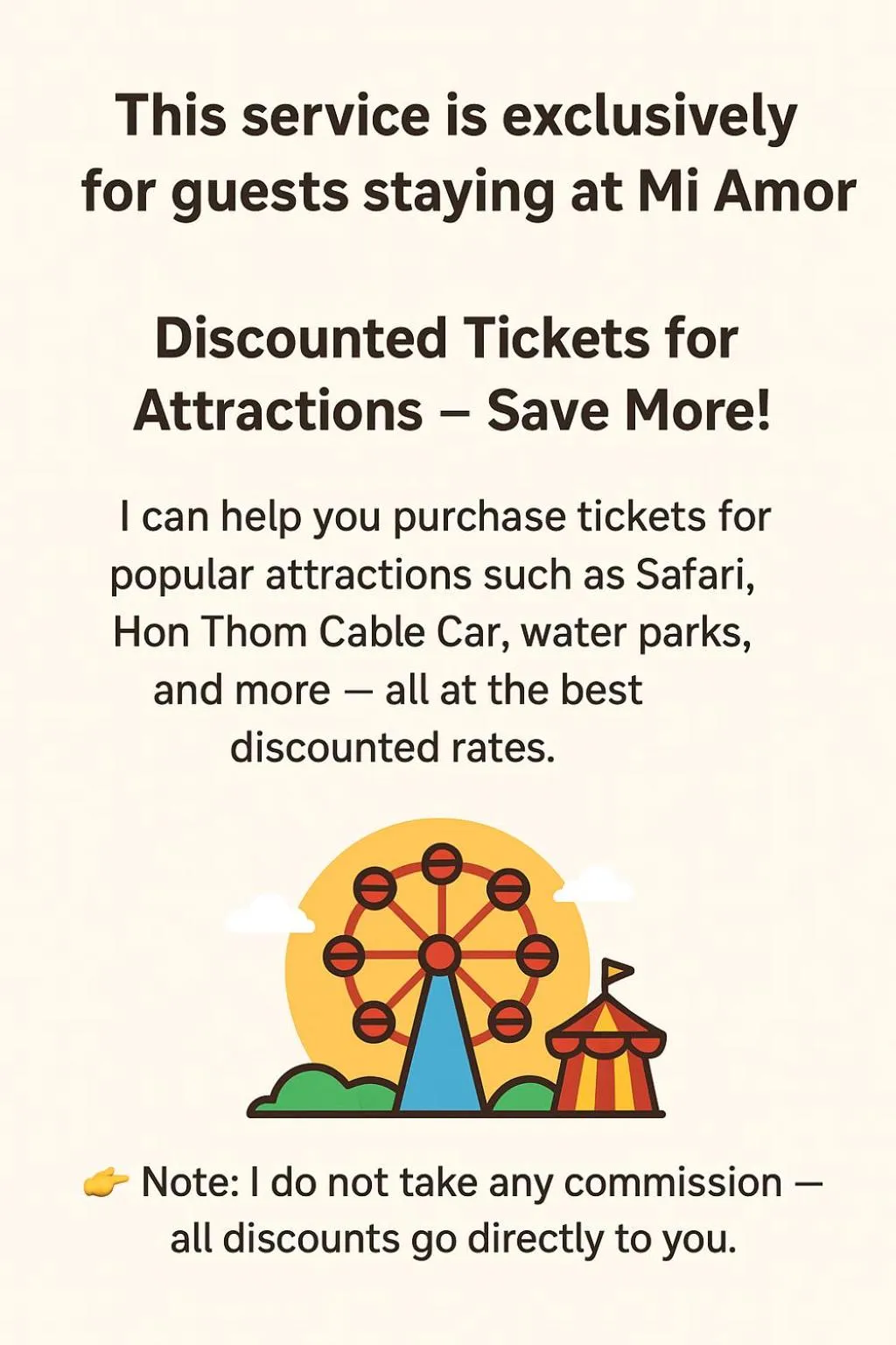 Text overlay in Mi Amor Luxury Island Apartment - 3 minutes to the beach