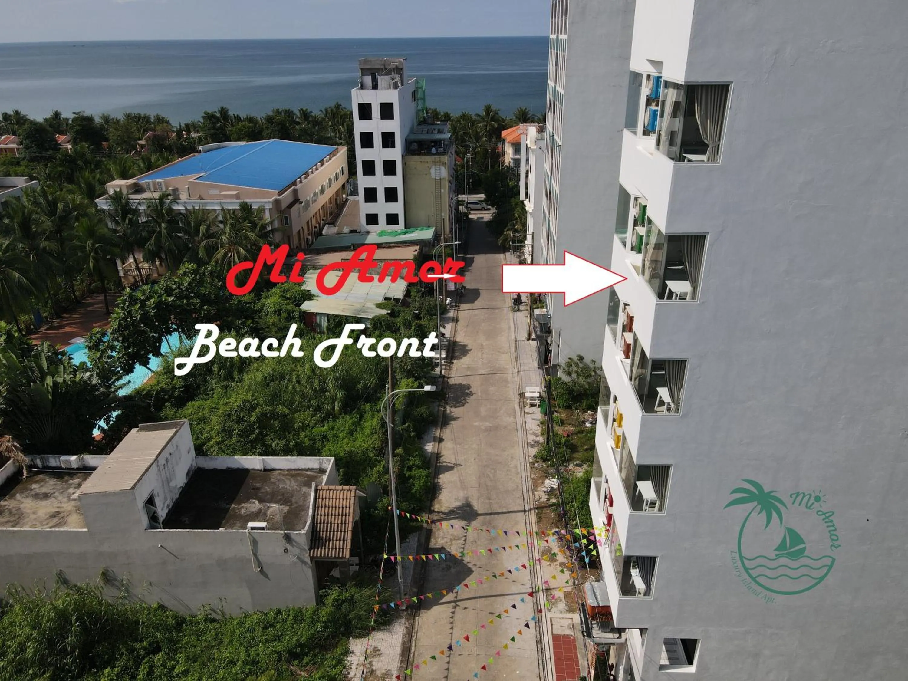 Property building in Mi Amor Luxury Island Apartment - 3 minutes to the beach