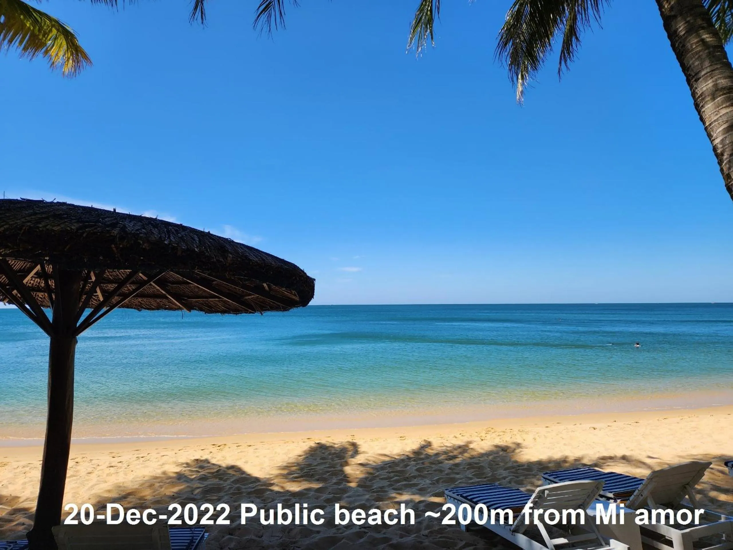 Beach in Mi Amor Luxury Island Apartment - 3 minutes to the beach