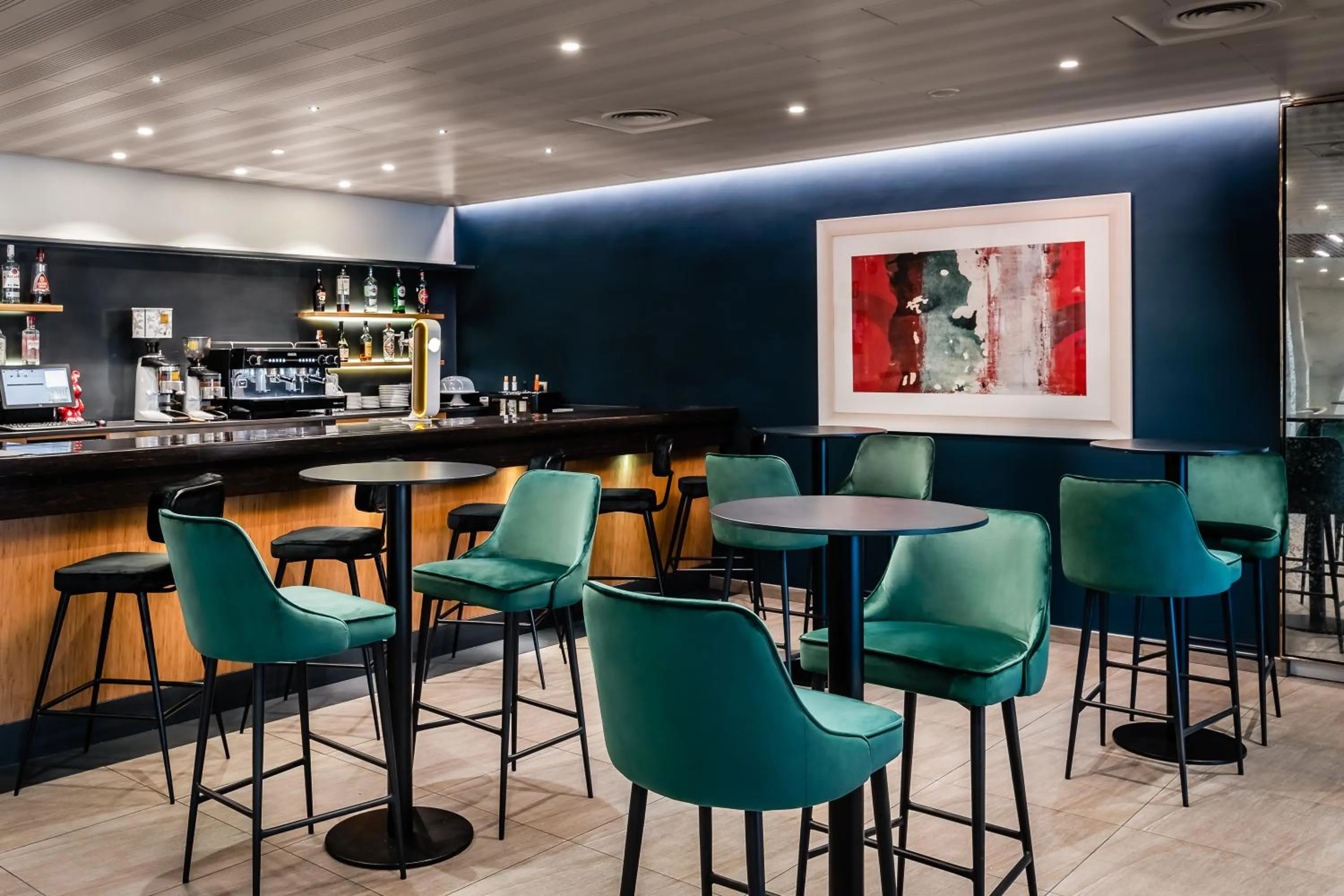 Lounge or bar in Hotel HC*** Mollet Barcelona