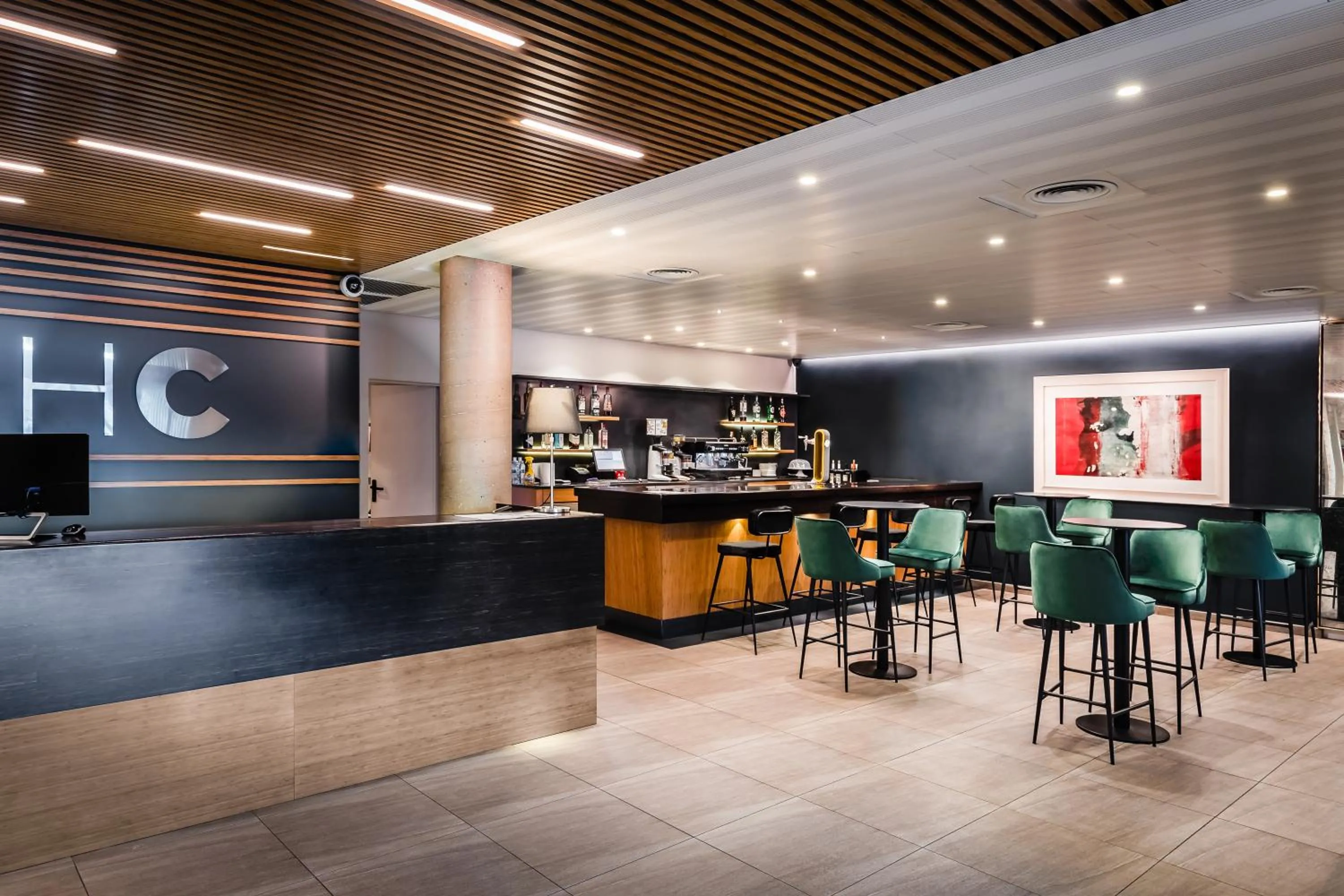 Lobby or reception in Hotel HC*** Mollet Barcelona