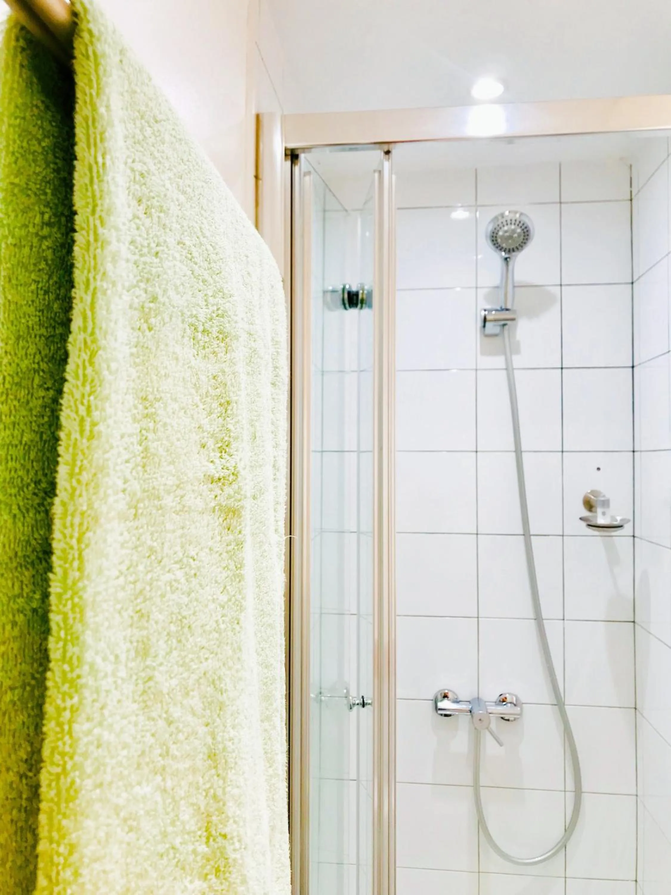 Shower in Hostal Santa Ana Colors