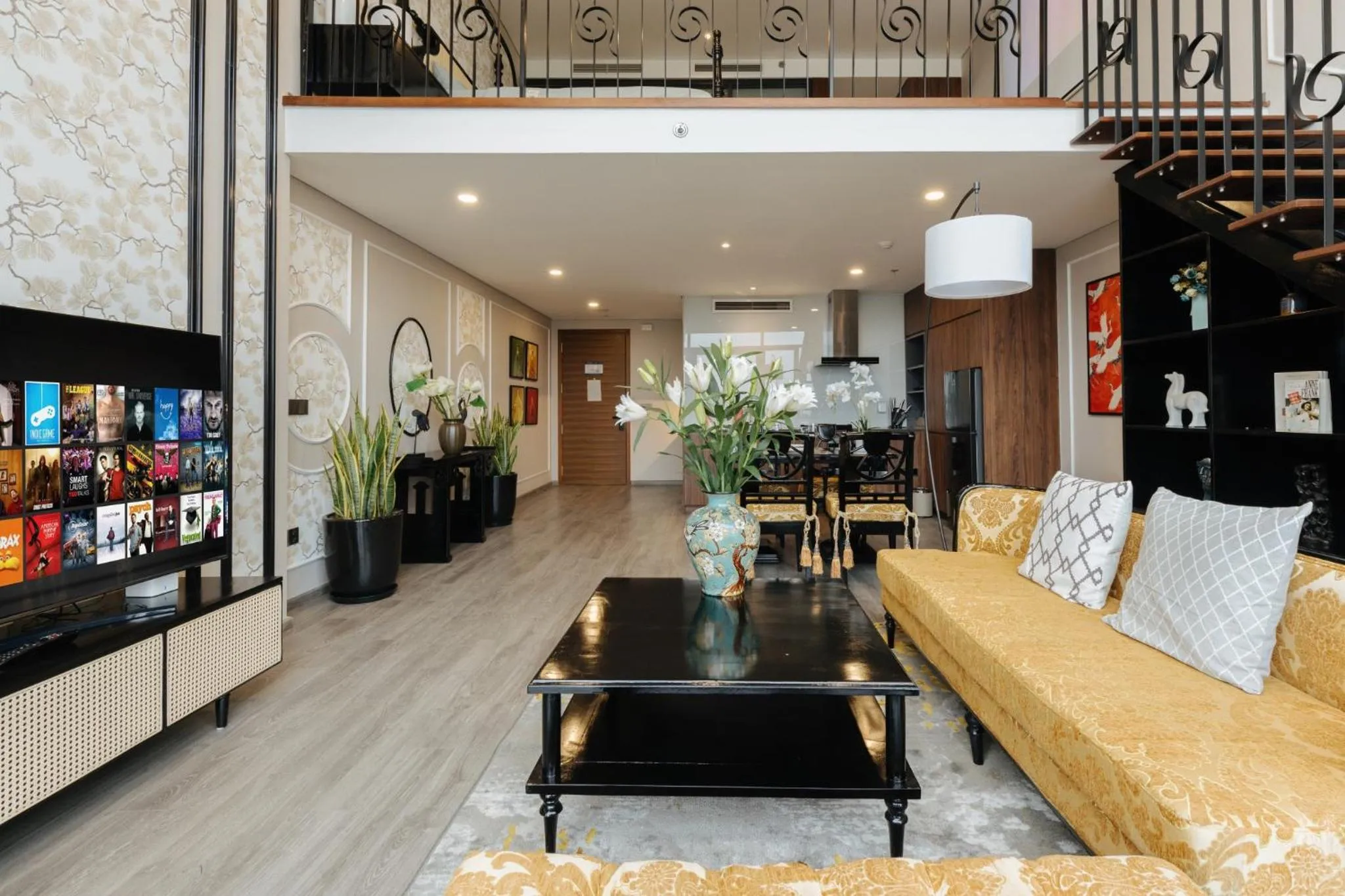 Living room in Muse Hanoi PentStudio West Lake