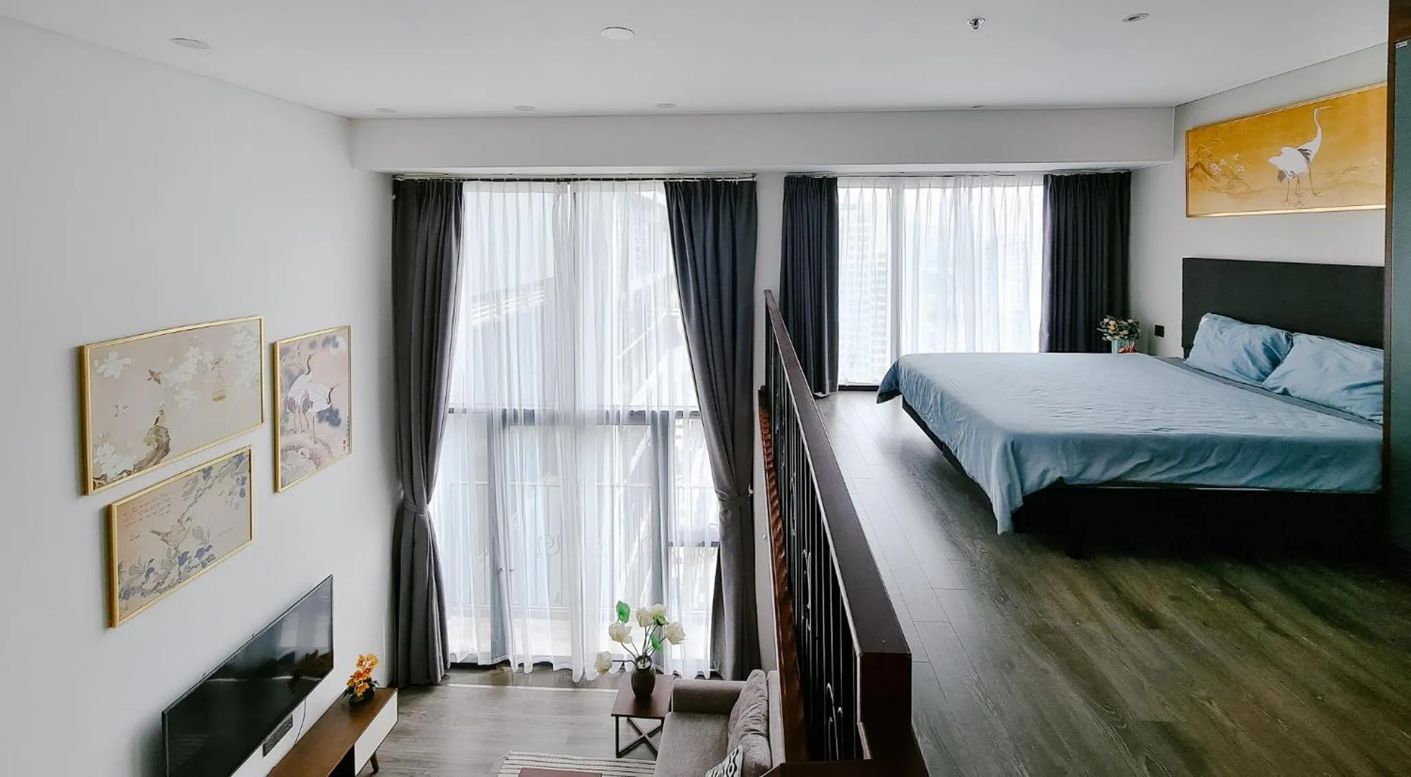 Bed in Muse Hanoi PentStudio West Lake