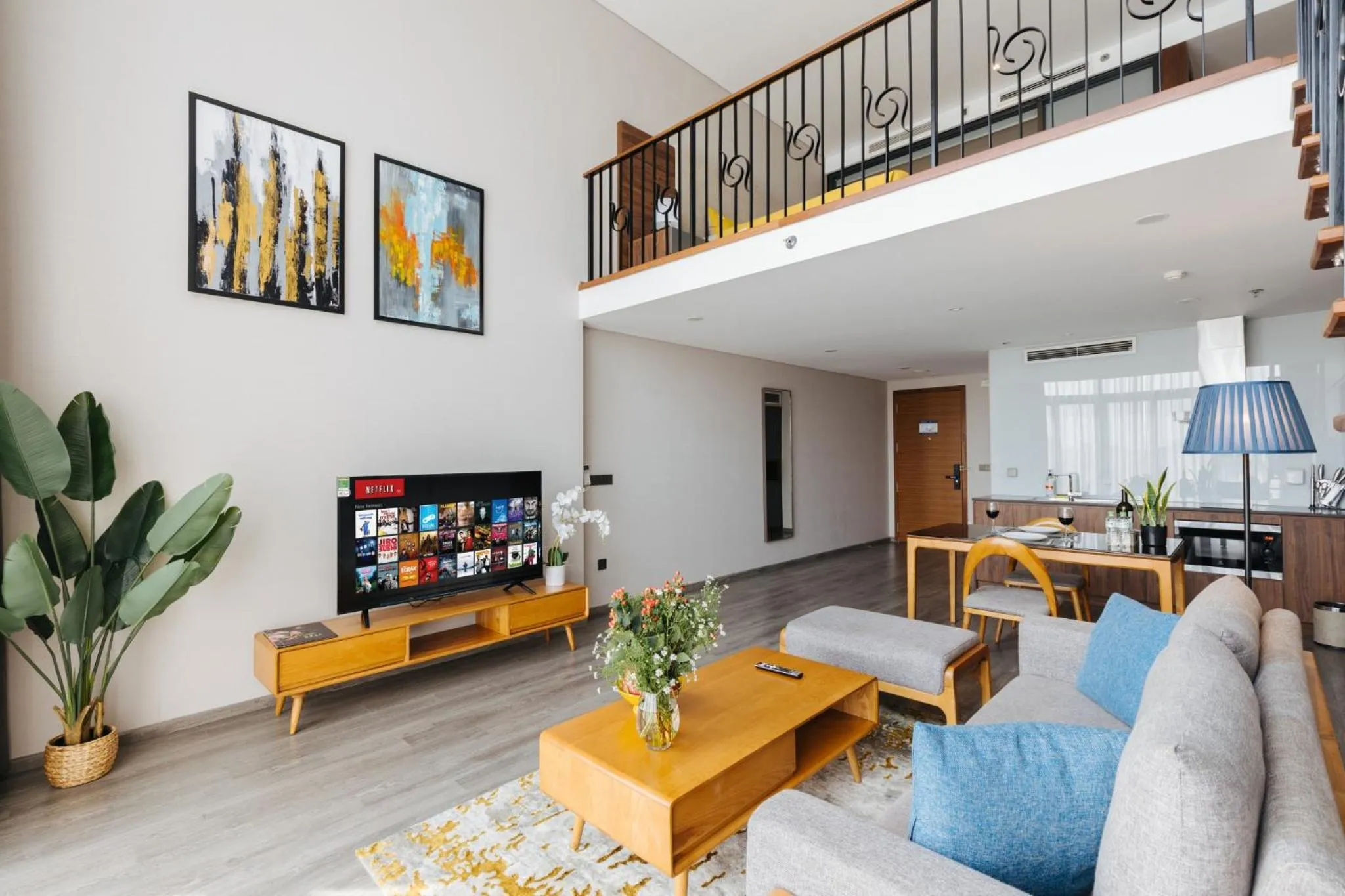 Living room in Muse Hanoi PentStudio West Lake