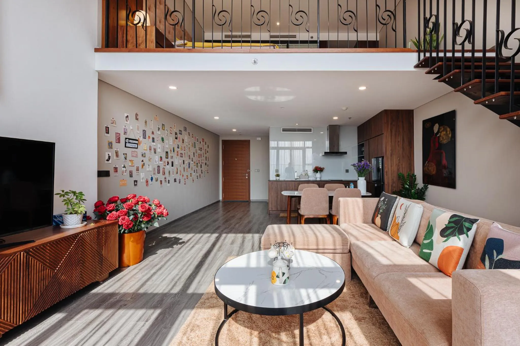 Living room in Muse Hanoi PentStudio West Lake